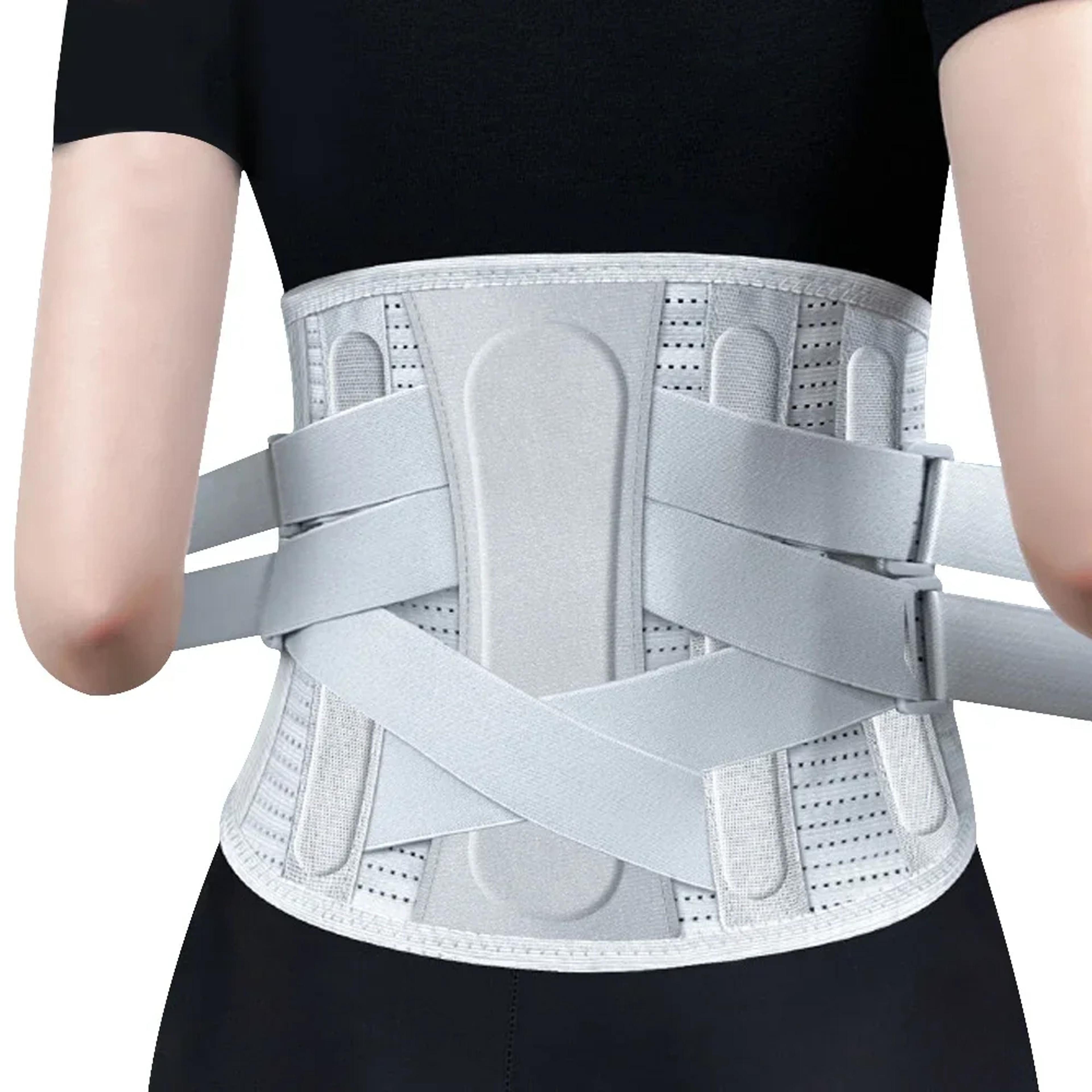 High Support Lumbar Back Brace Belt For Lower Back Pain Relief And Posture Stability 0