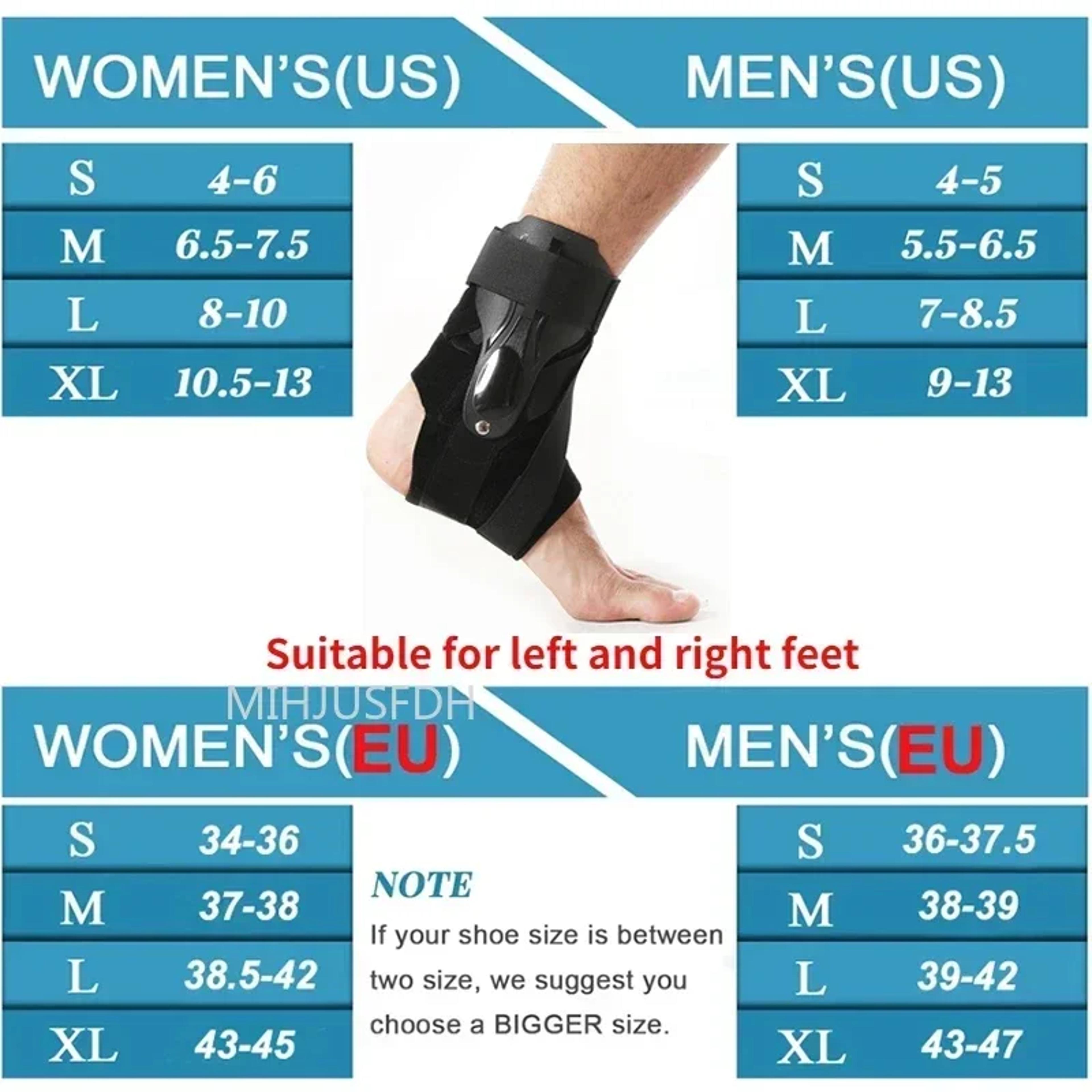 Ankle Brace For Sprained Ankle Support With Side Stabilizers For Men  Women Ankle Splint Stabilizer 4