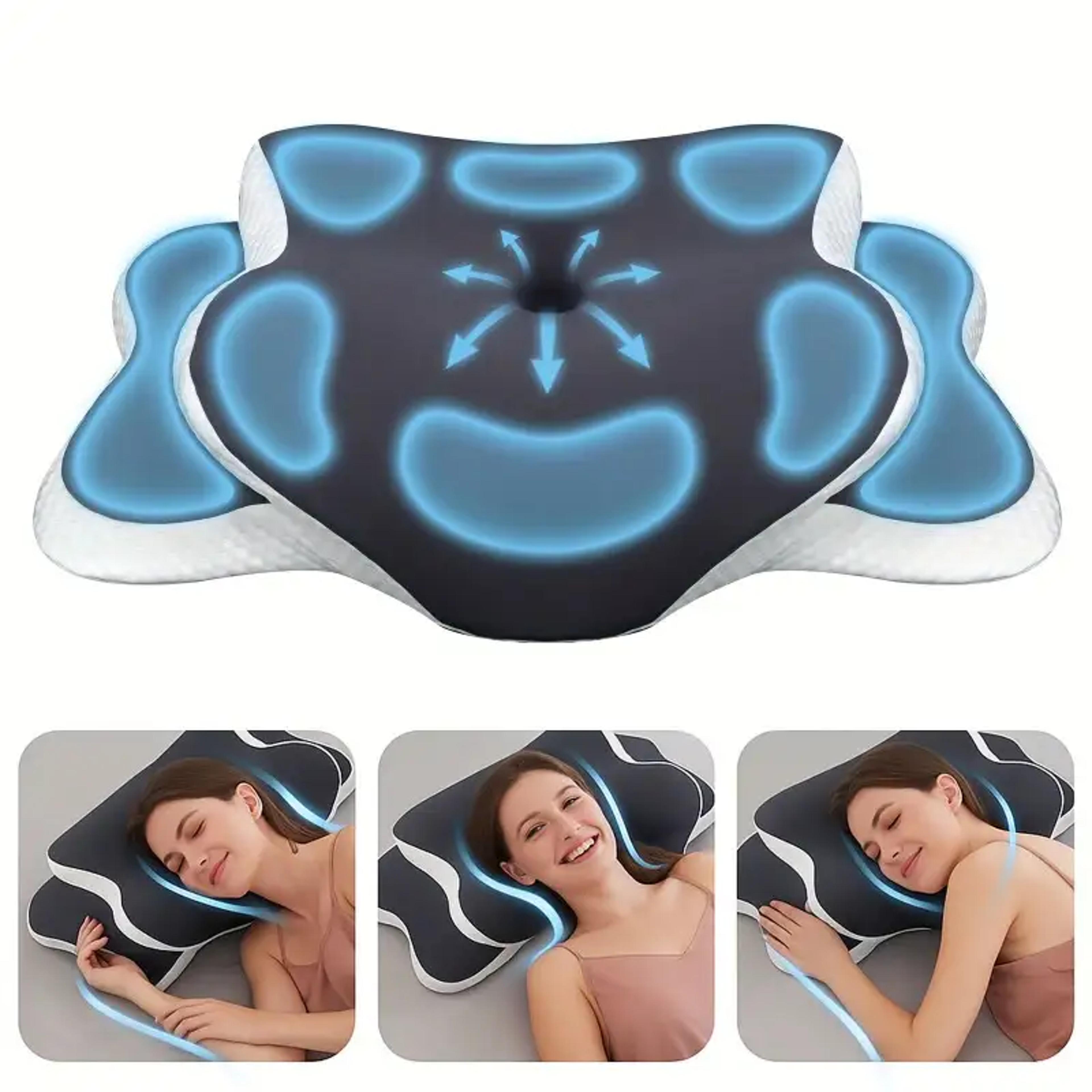 Ergonomic Memory Foam Neck Pillow Adjustable CShaped Support 5