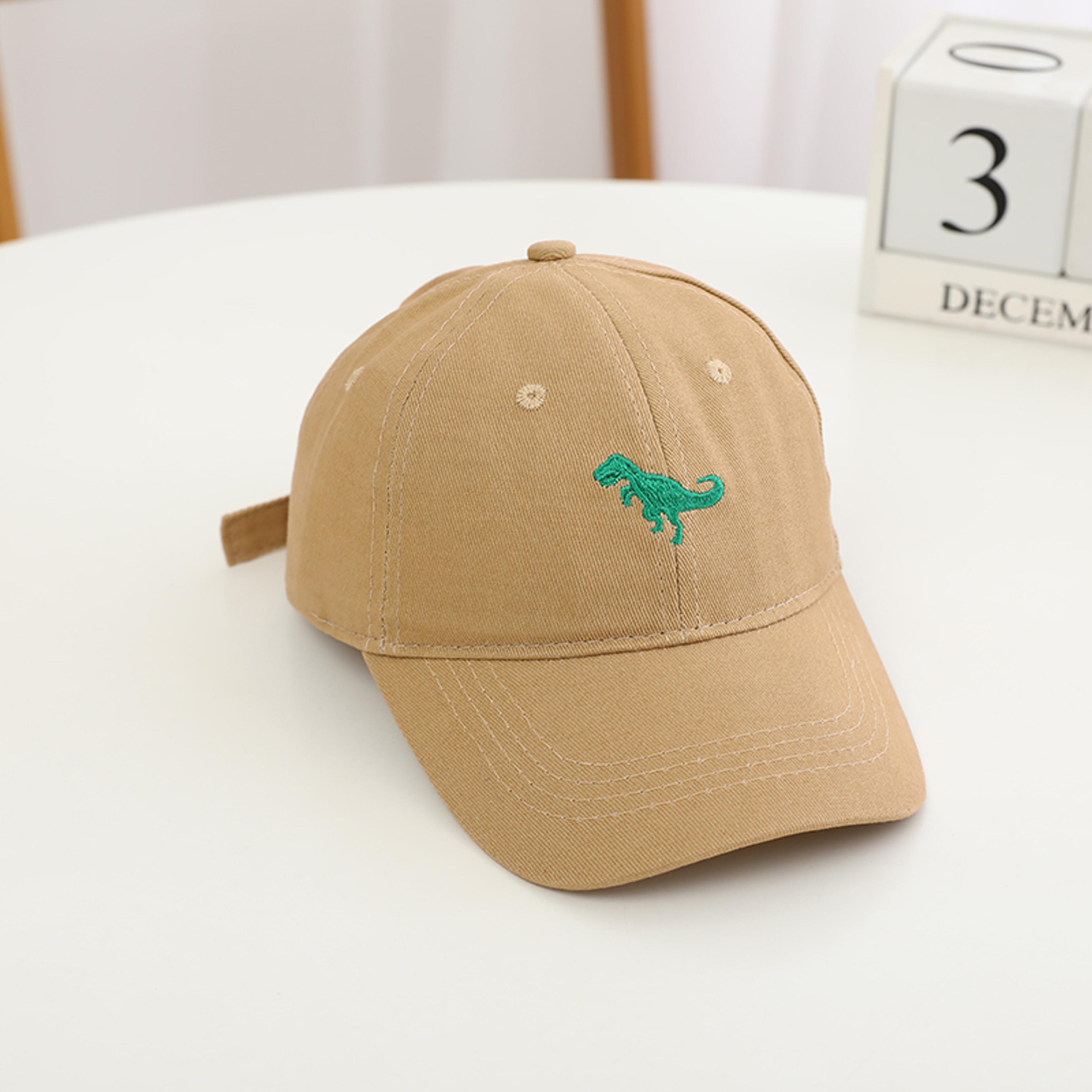 Dinosaur Embroidered Kids Baseball Cap Adjustable Summer Sun Hat For Boys  Girls 7