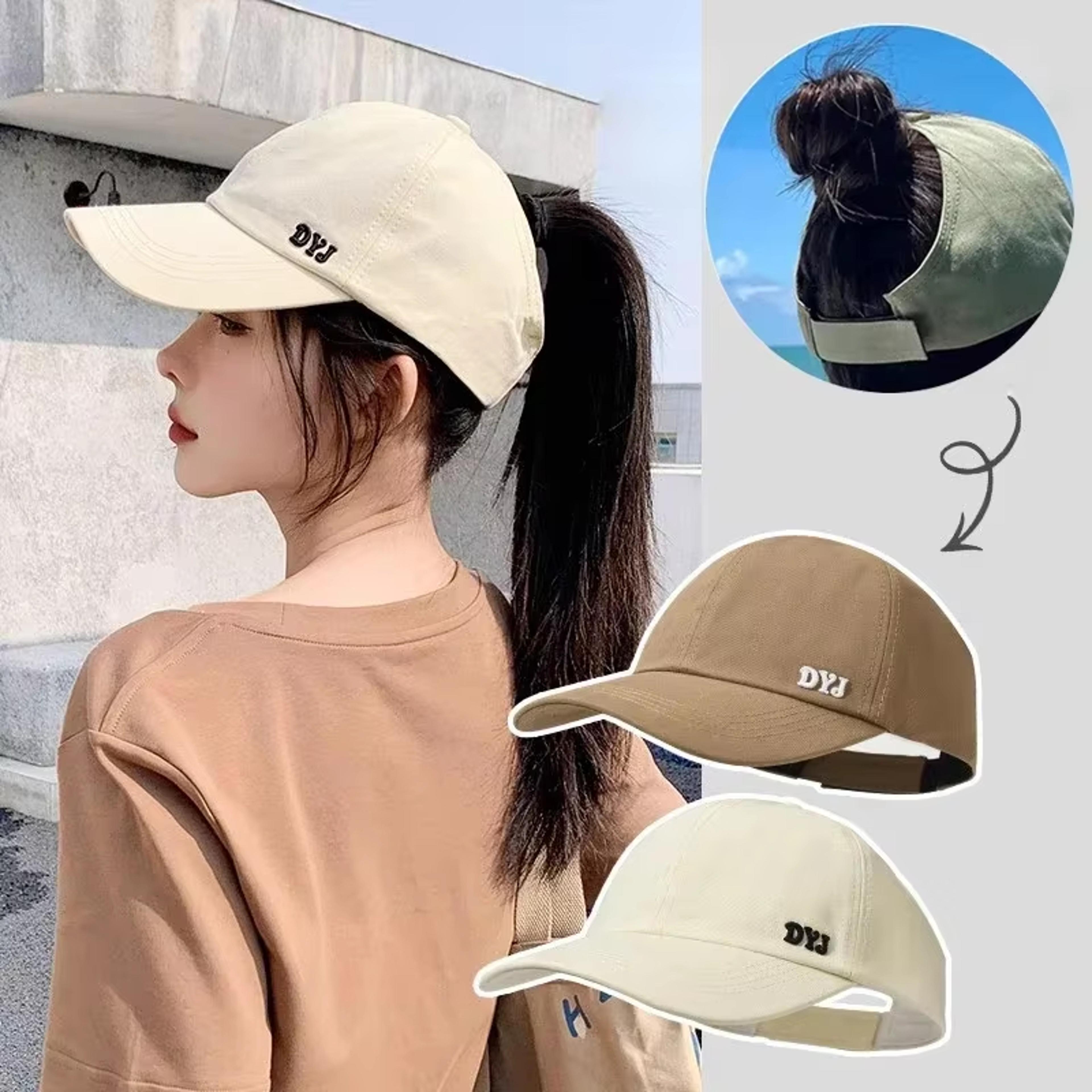 high ponytail baseball cap for women breathable summer cap women sun visor adjustable hat