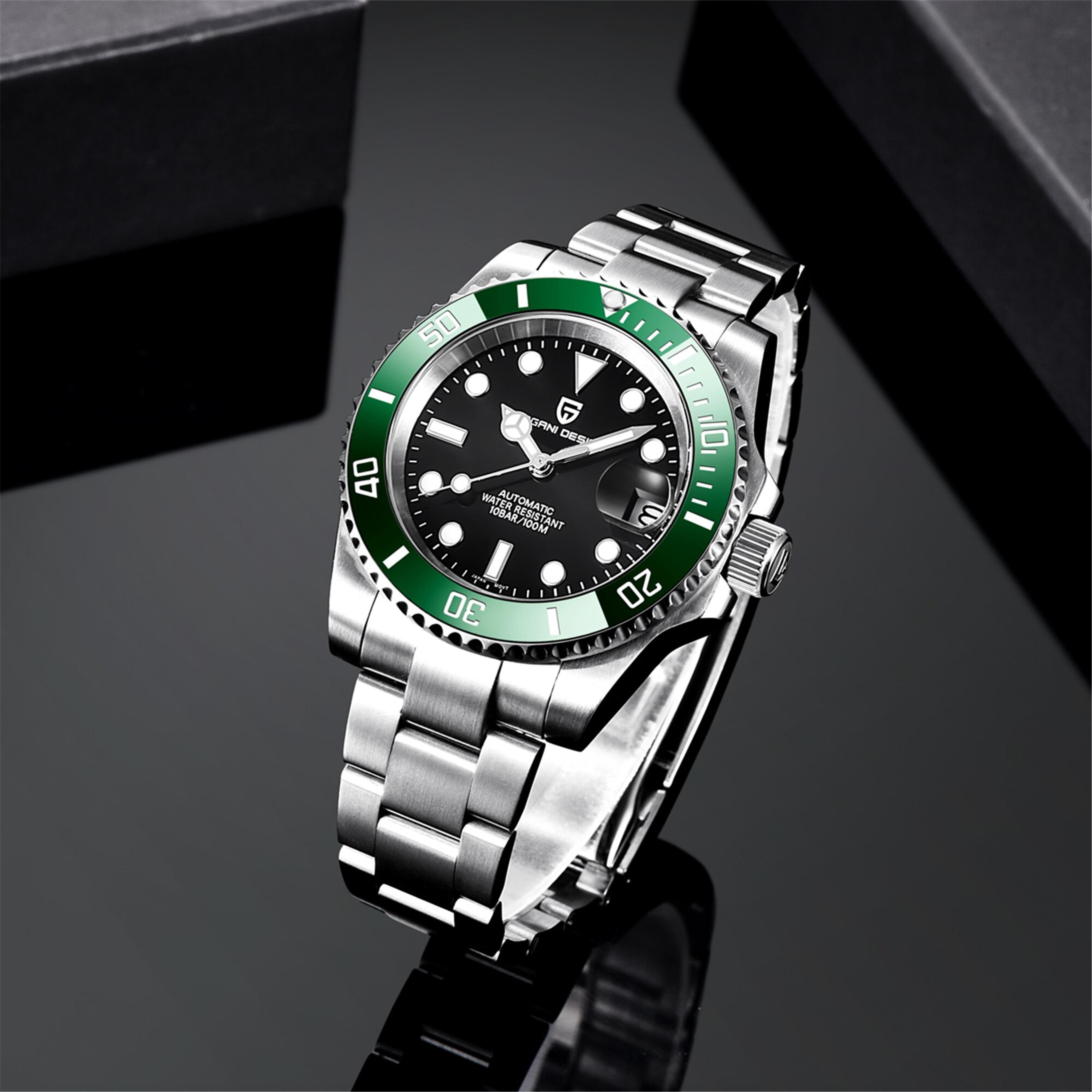 PAGANI Design Automatic Mechanical Watch For Men Waterproof Stainless Steel Luxury Timepiece 0