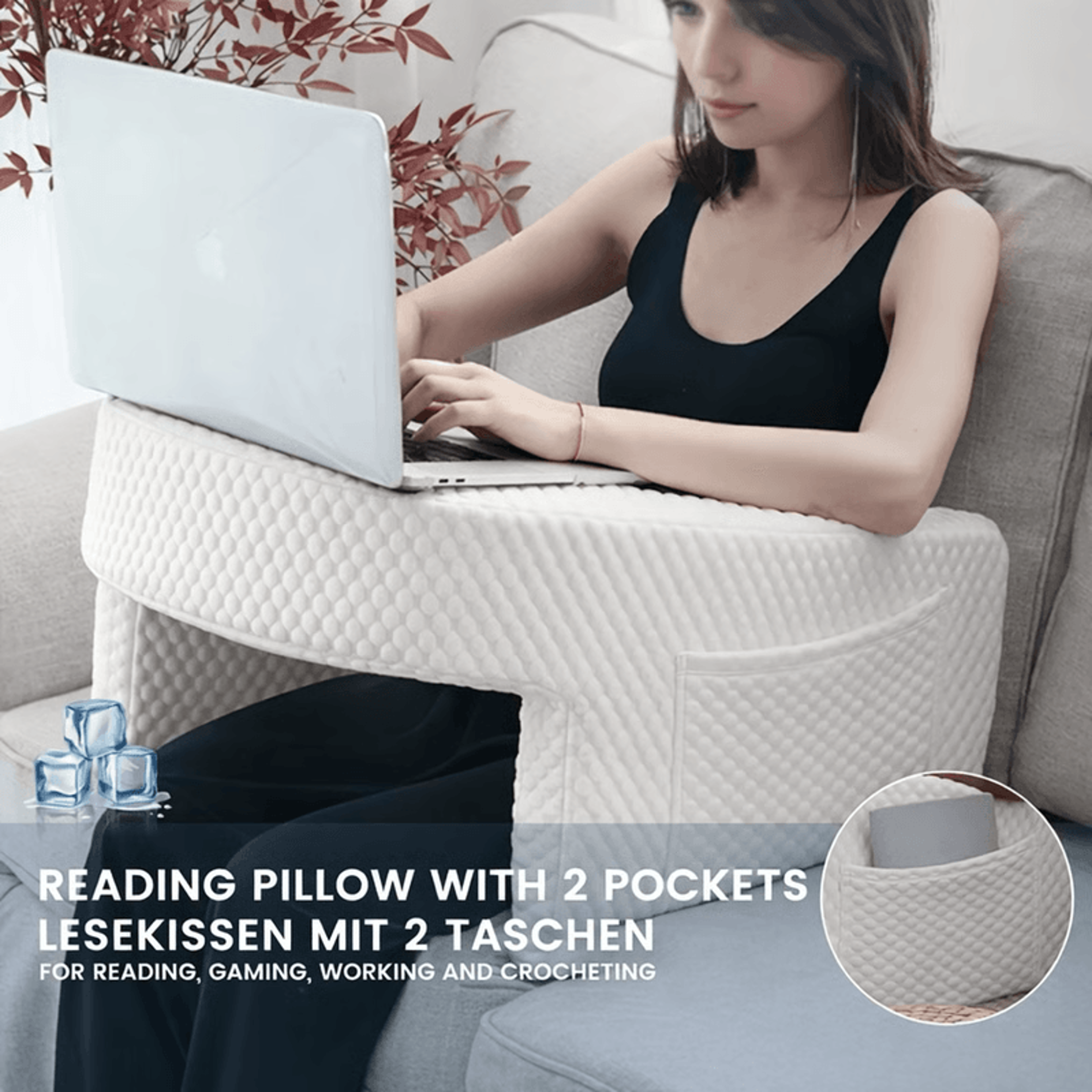 Neck and back strain relief pillow