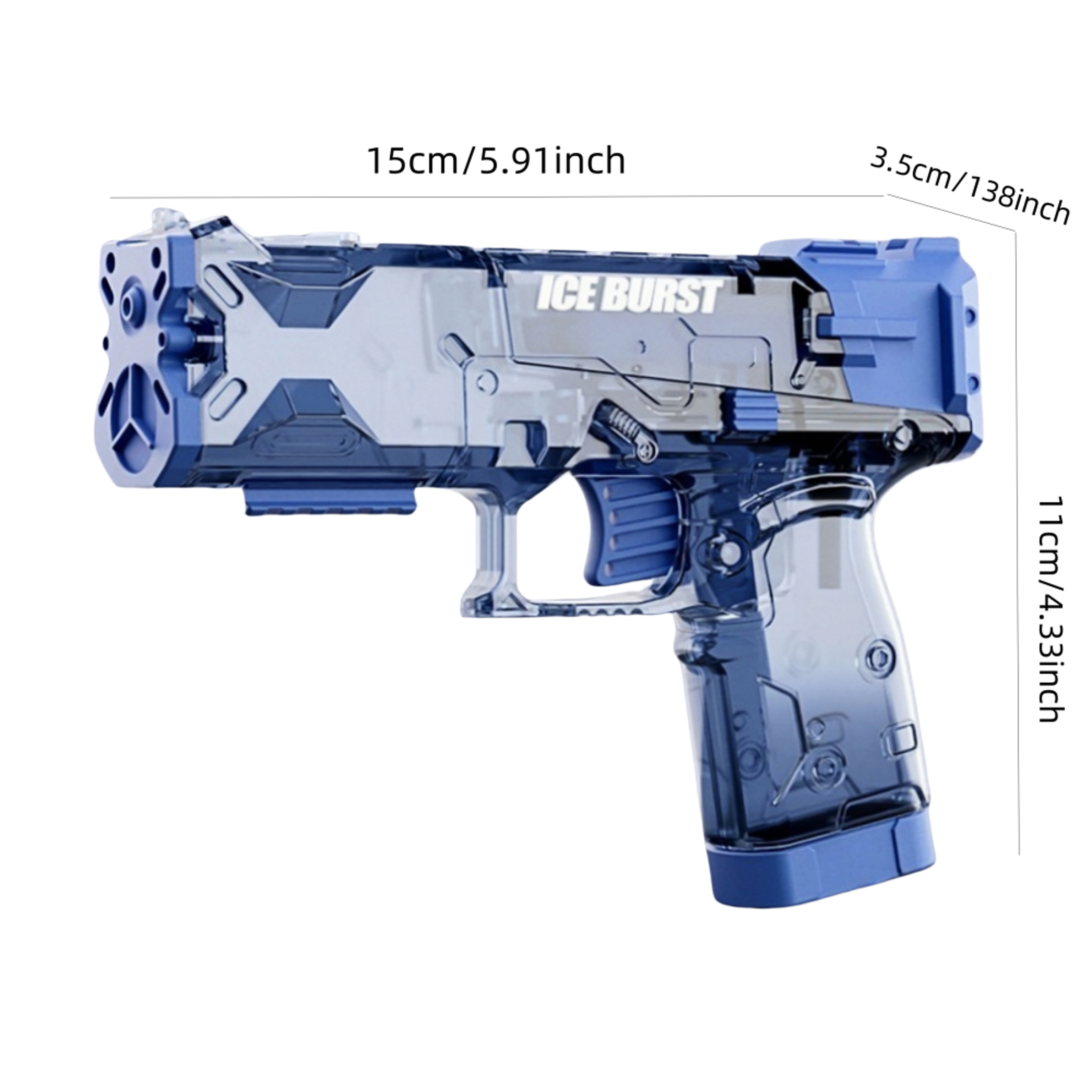 Ice Blast Water Gun Manual Water Blaster For Kids Outdoor Pool Summer Battles 5