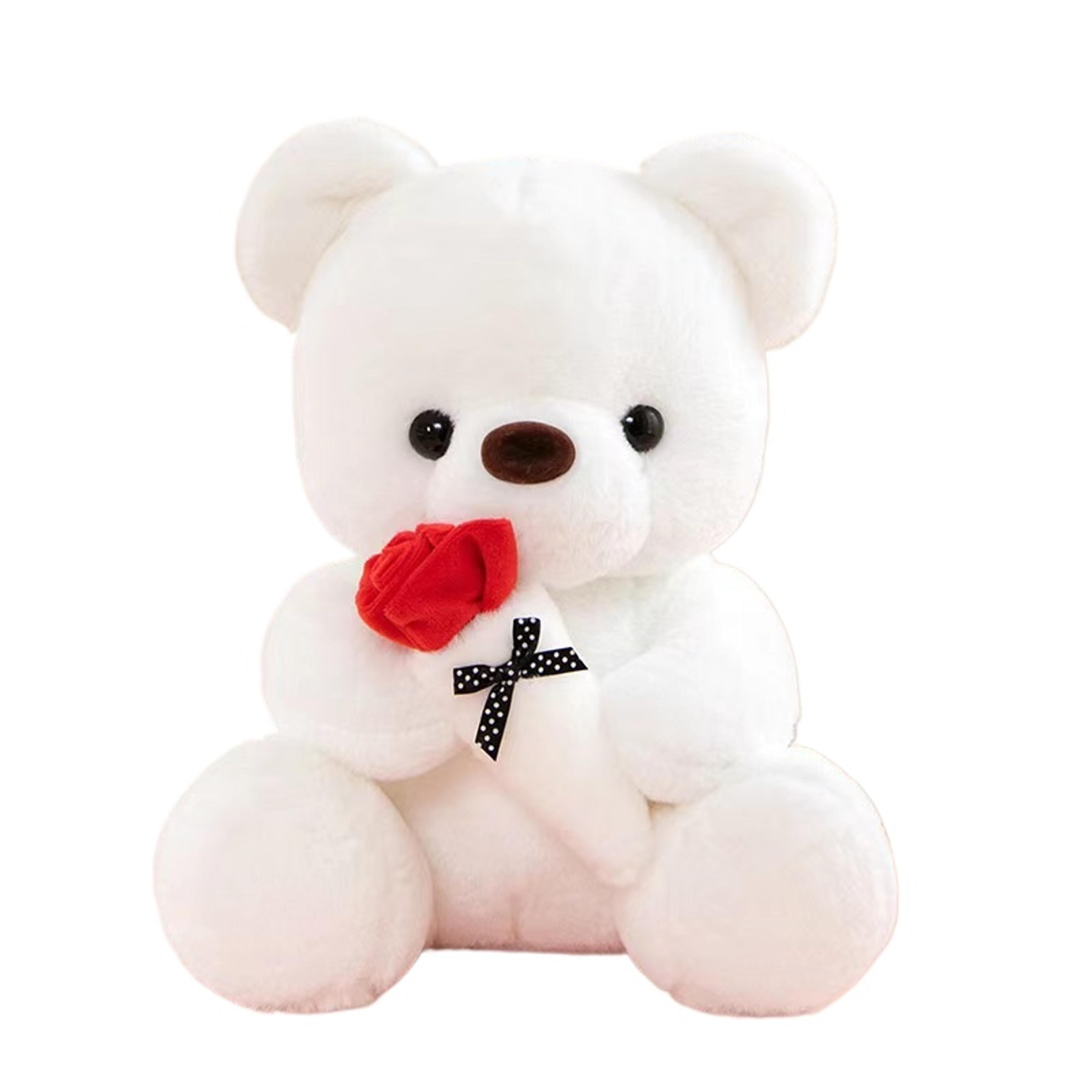 Rose Bear Plush Stuffed Teddy Bear Romantic Gift For Girlfriend  Anniversary 6