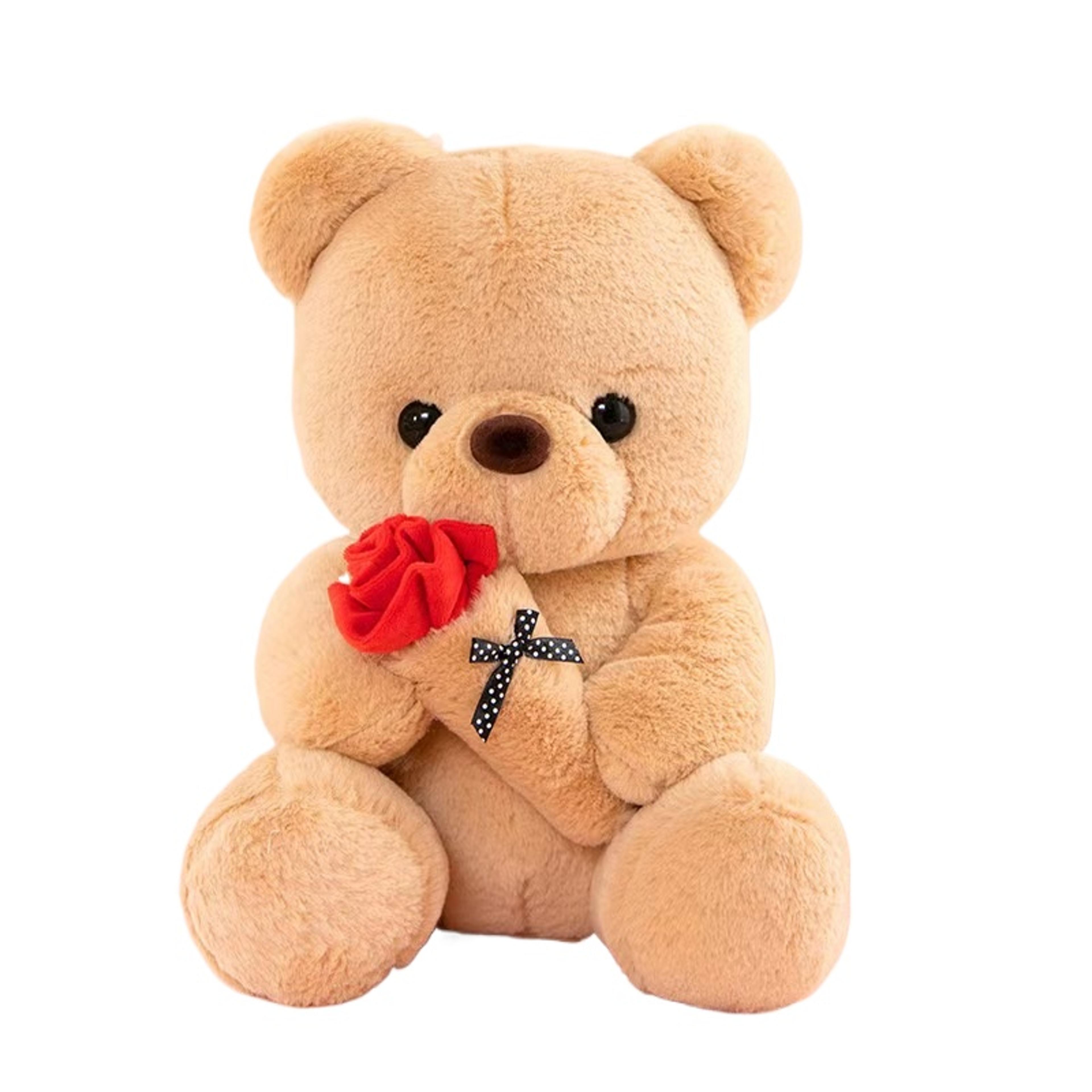 Rose Bear Plush Stuffed Teddy Bear Romantic Gift For Girlfriend  Anniversary 7