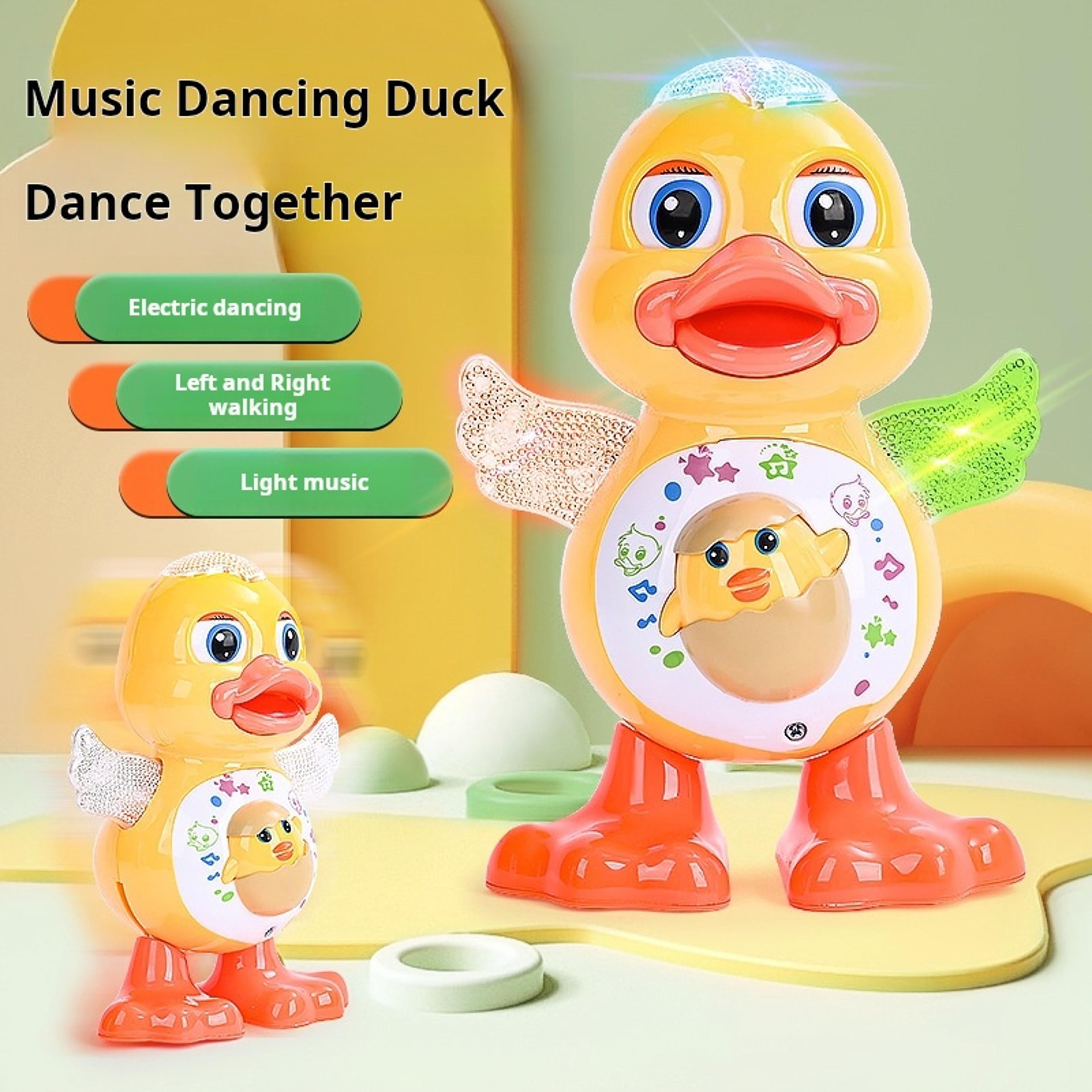 Interactive Dancing Duck Toy With Music Flashing Lights  Blinking Eyes For Kids 3