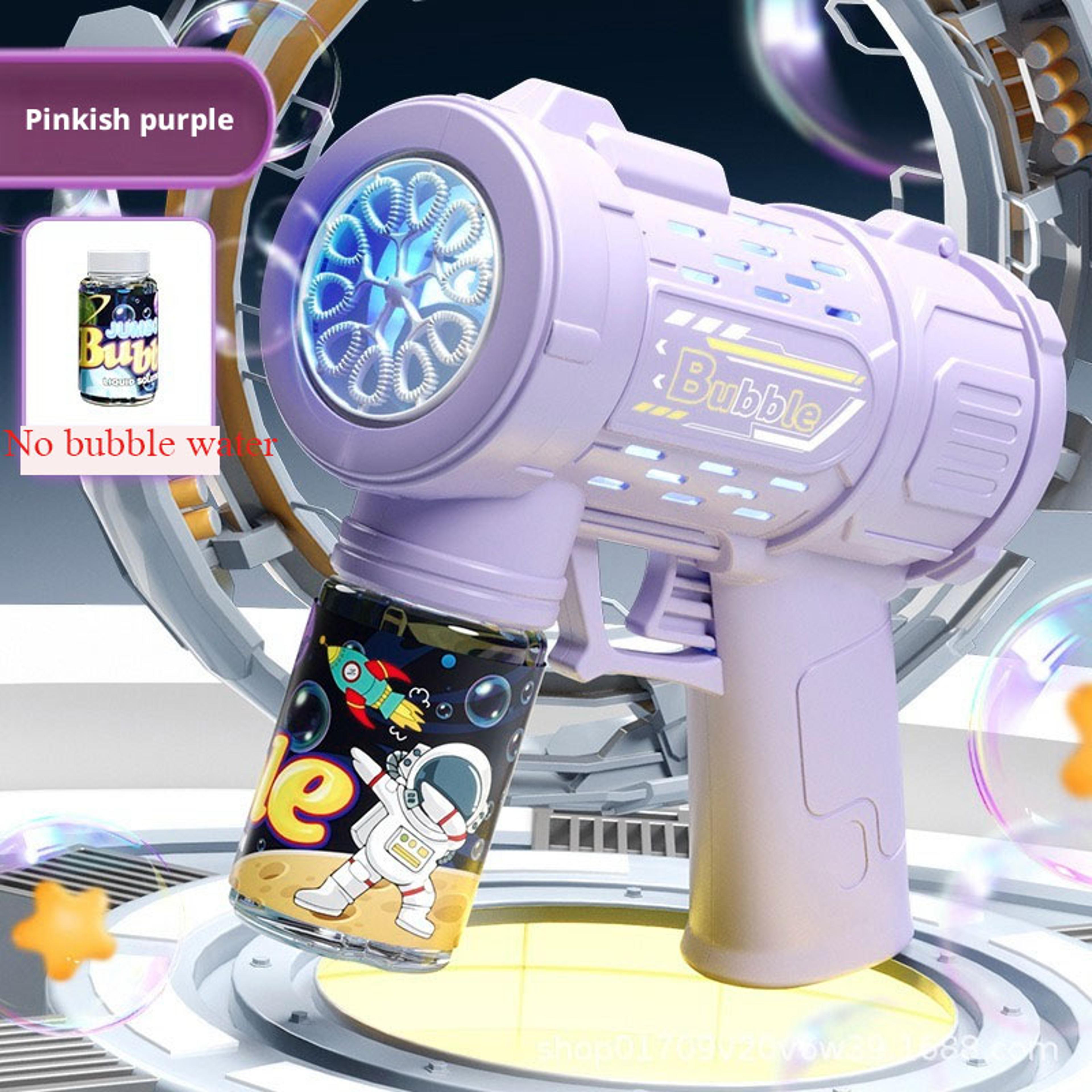 Automatic Bubble Gun For Kids Electric Bubble Blower Toy With Bubble Solution For Outdoor Fun 8