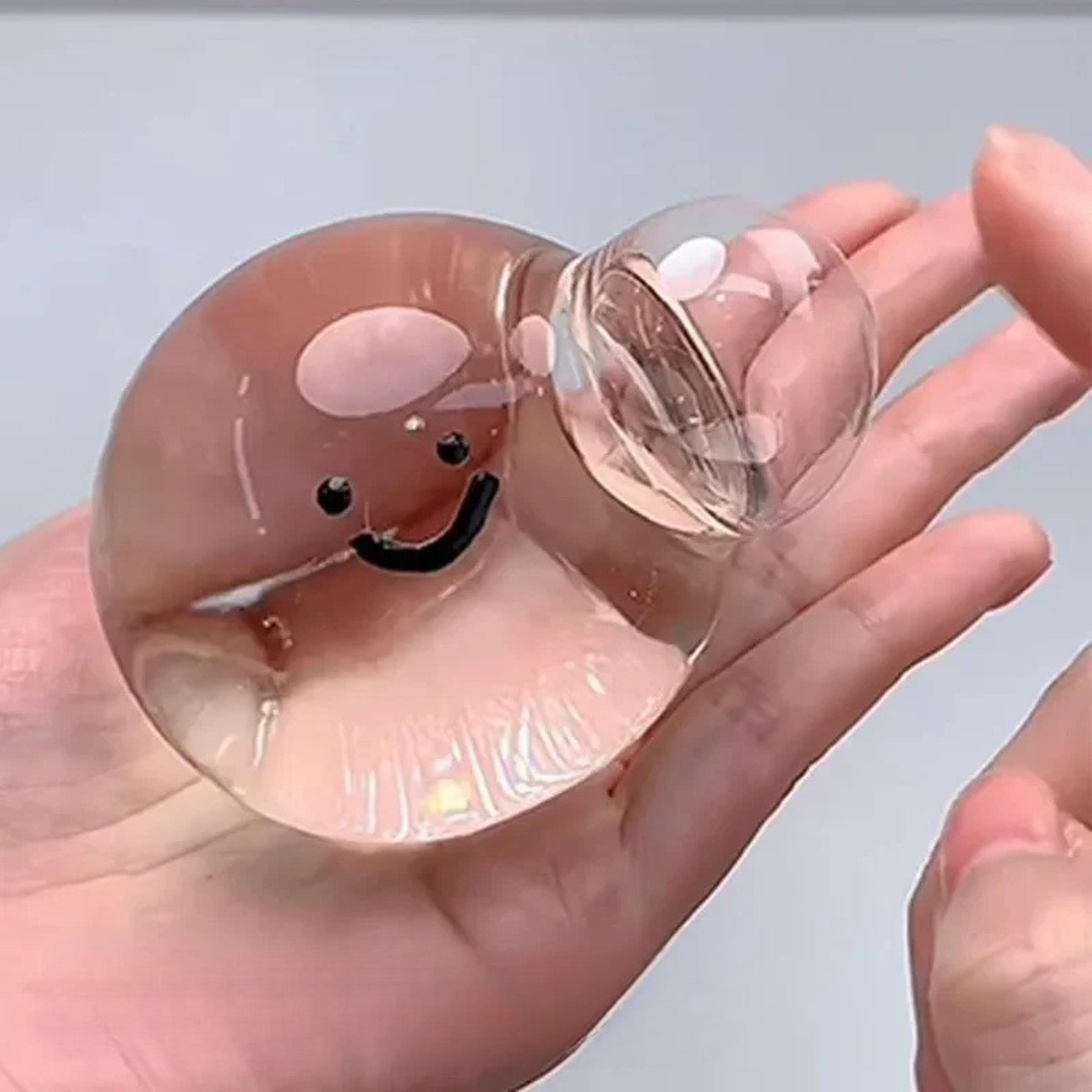 Transparent Stress Relief Toy Adjustable Vacuum Squishy Stress Ball For Sensory Fun  Relaxation 5