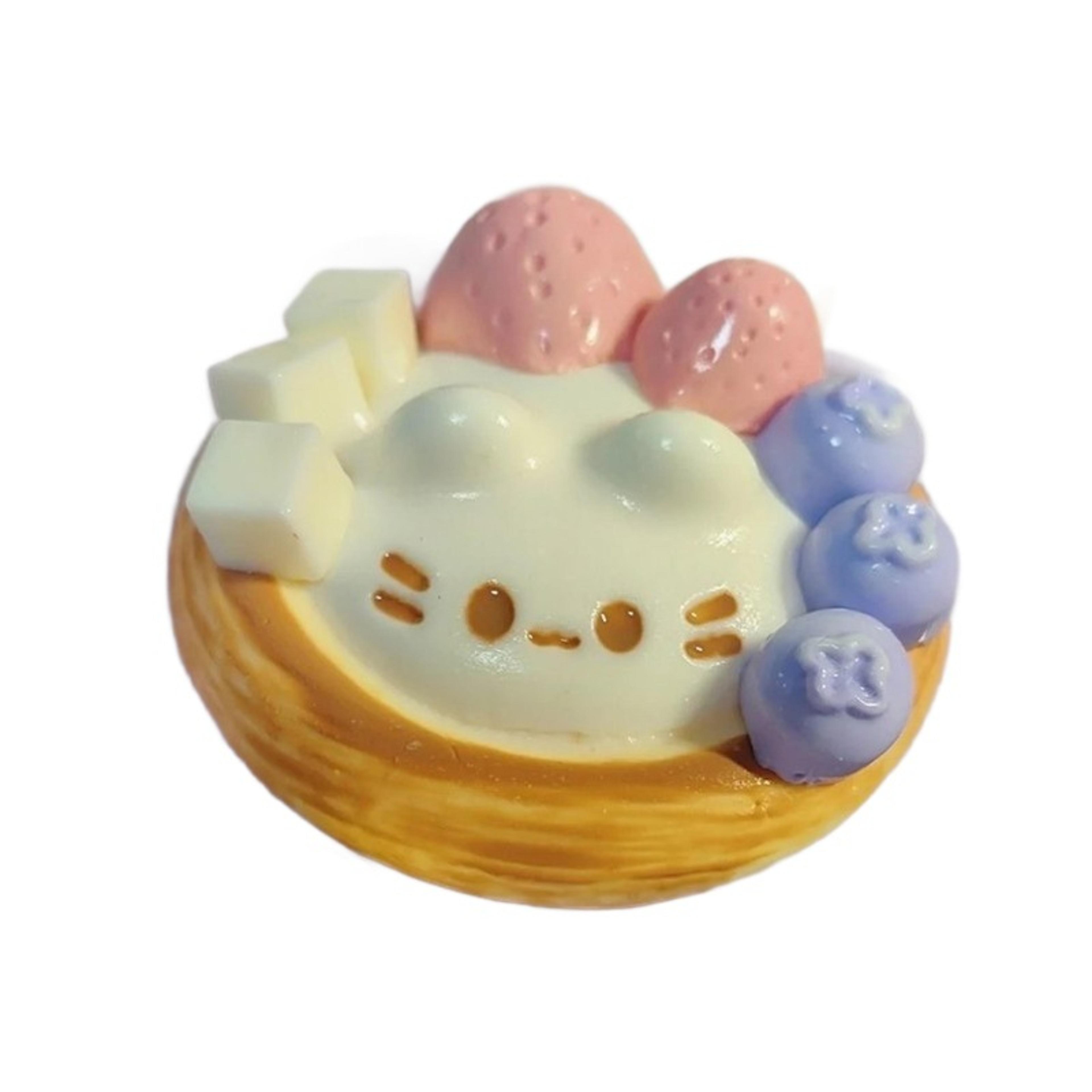 Cute Egg Tart Mochi Squishy Stress Relief Toy Soft SlowRise Fidget Toy For Kids  Adults 3