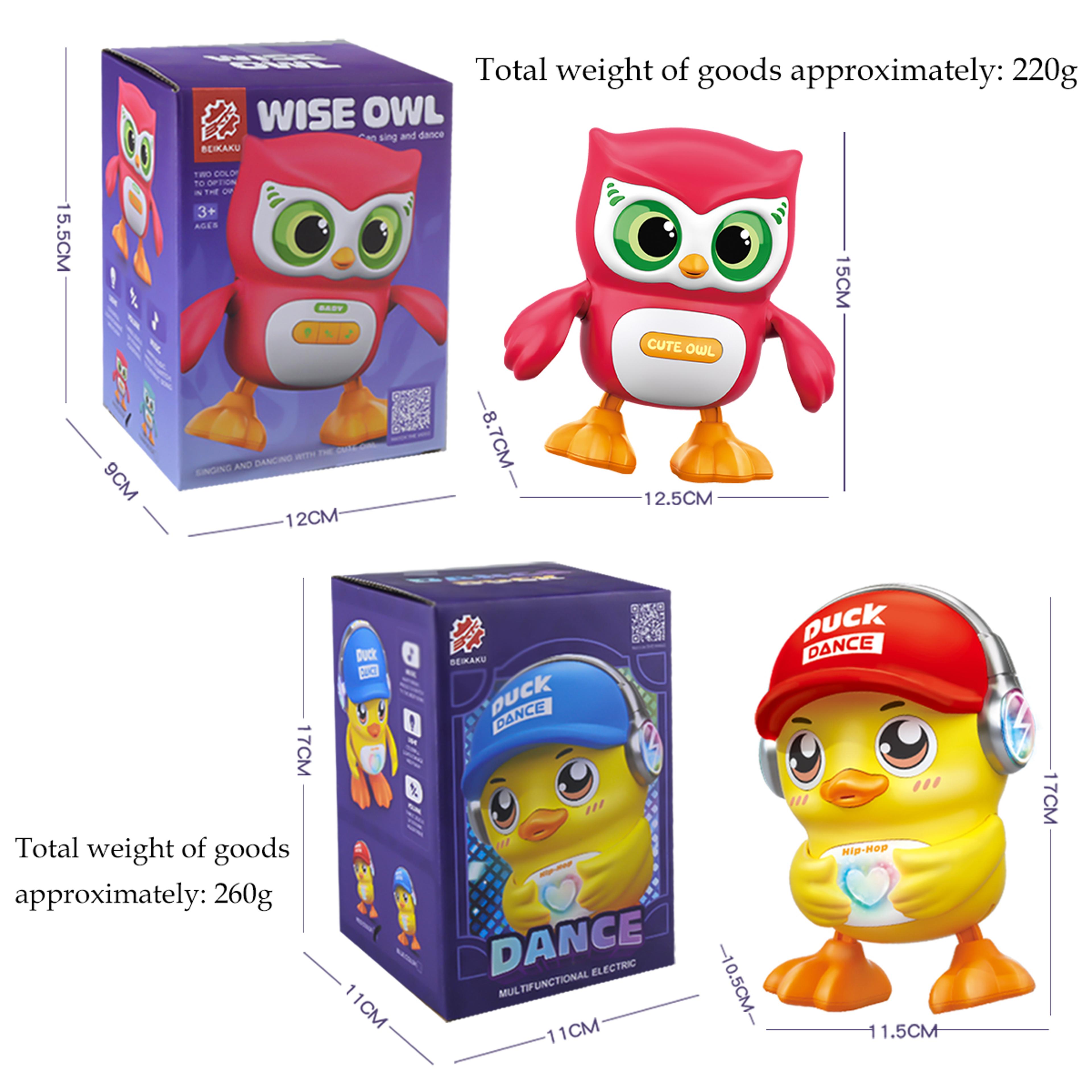 Interactive Dancing Owl Toy With Music Lights  Adjustable Volume For Kids 5