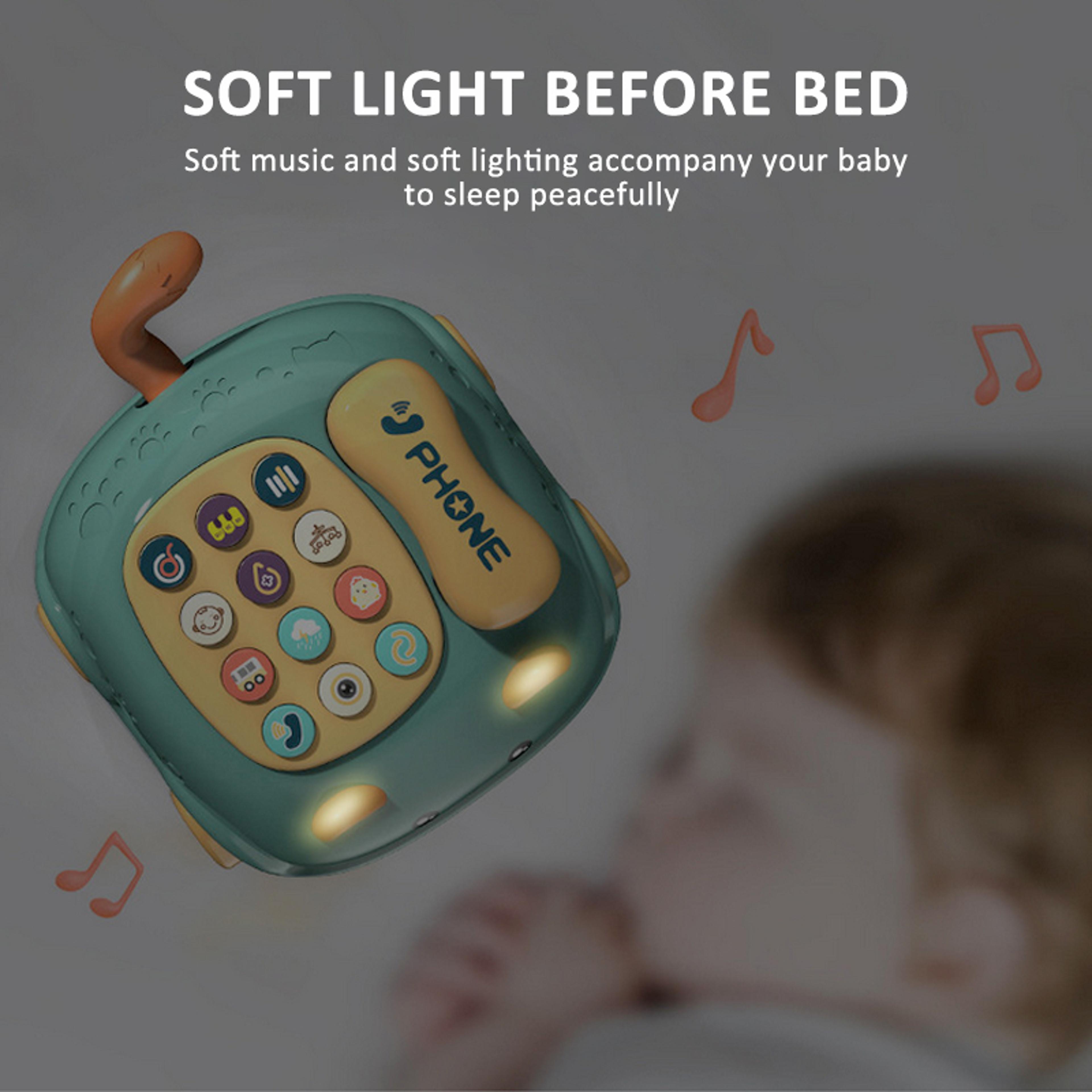 Montessori Baby Phone Toy With Lights Music And Learning Sounds For Toddlers 3