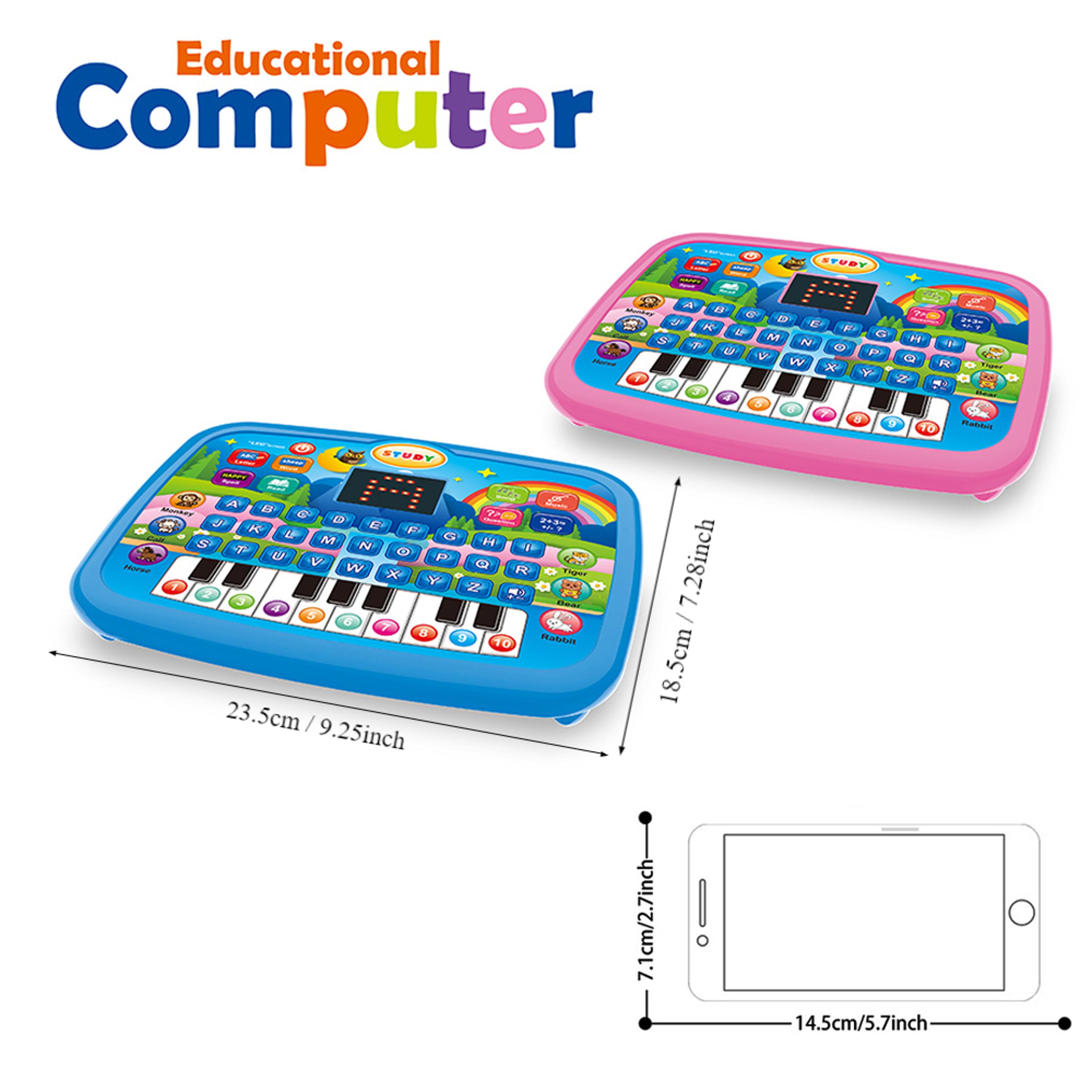 Interactive Kids Learning Tablet Educational Toy With Alphabet Numbers Music For Toddlers 1