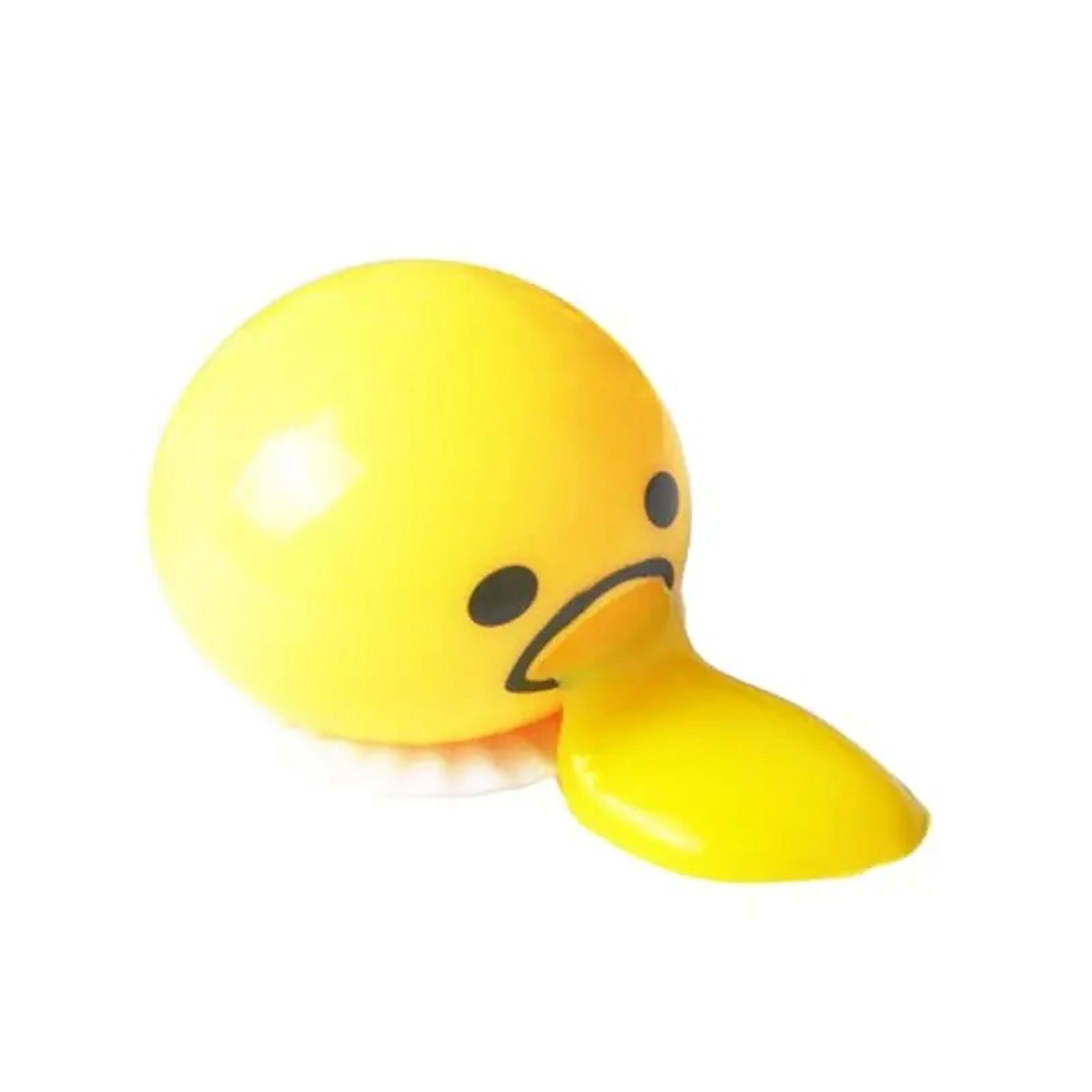 Funny Vomit Stress Toy Smiley Egg Yolk Prank Toy Squeeze Fidget Gift 2