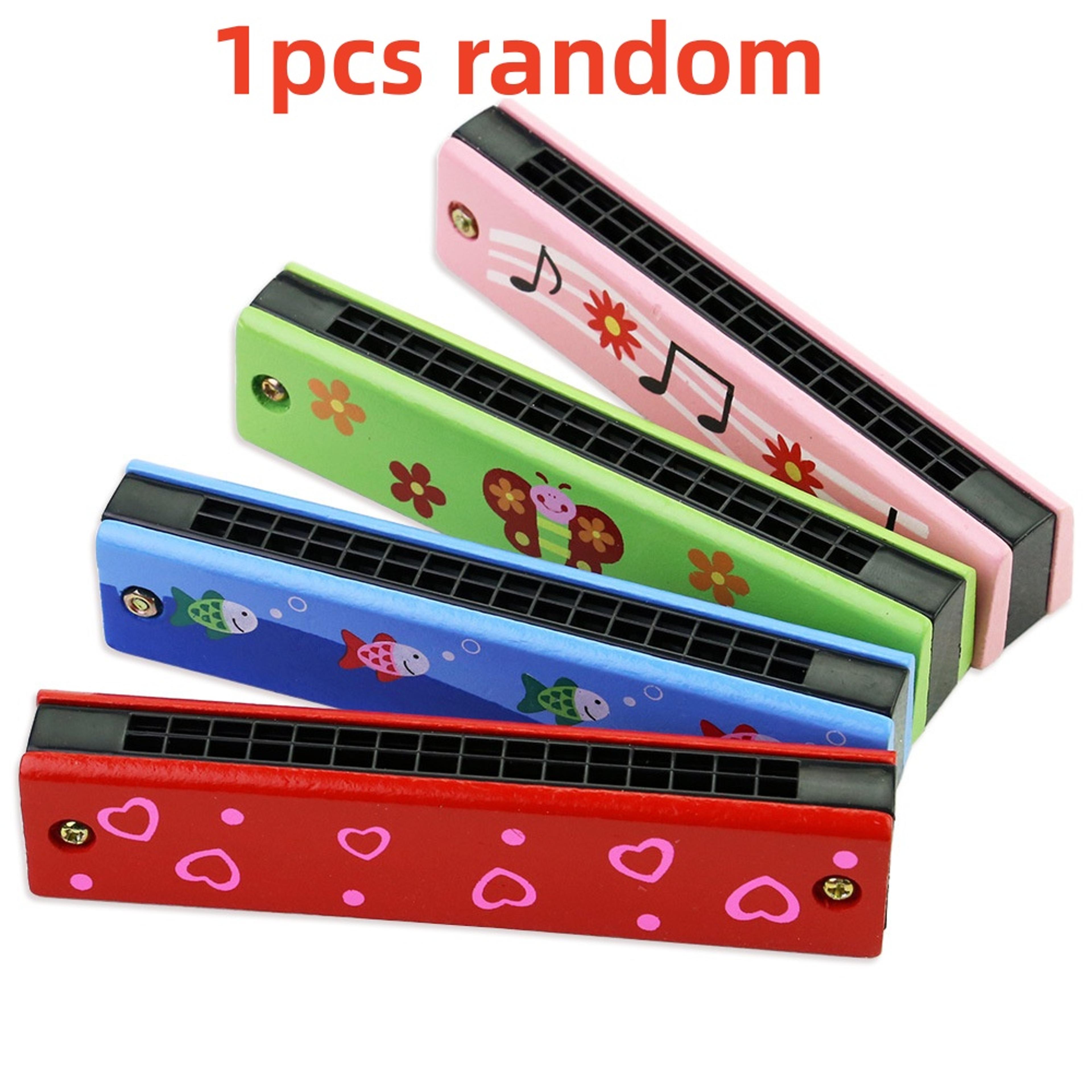 Kids Wooden Harmonica Montessori Music Toy For Early Learning  Creative Play 6