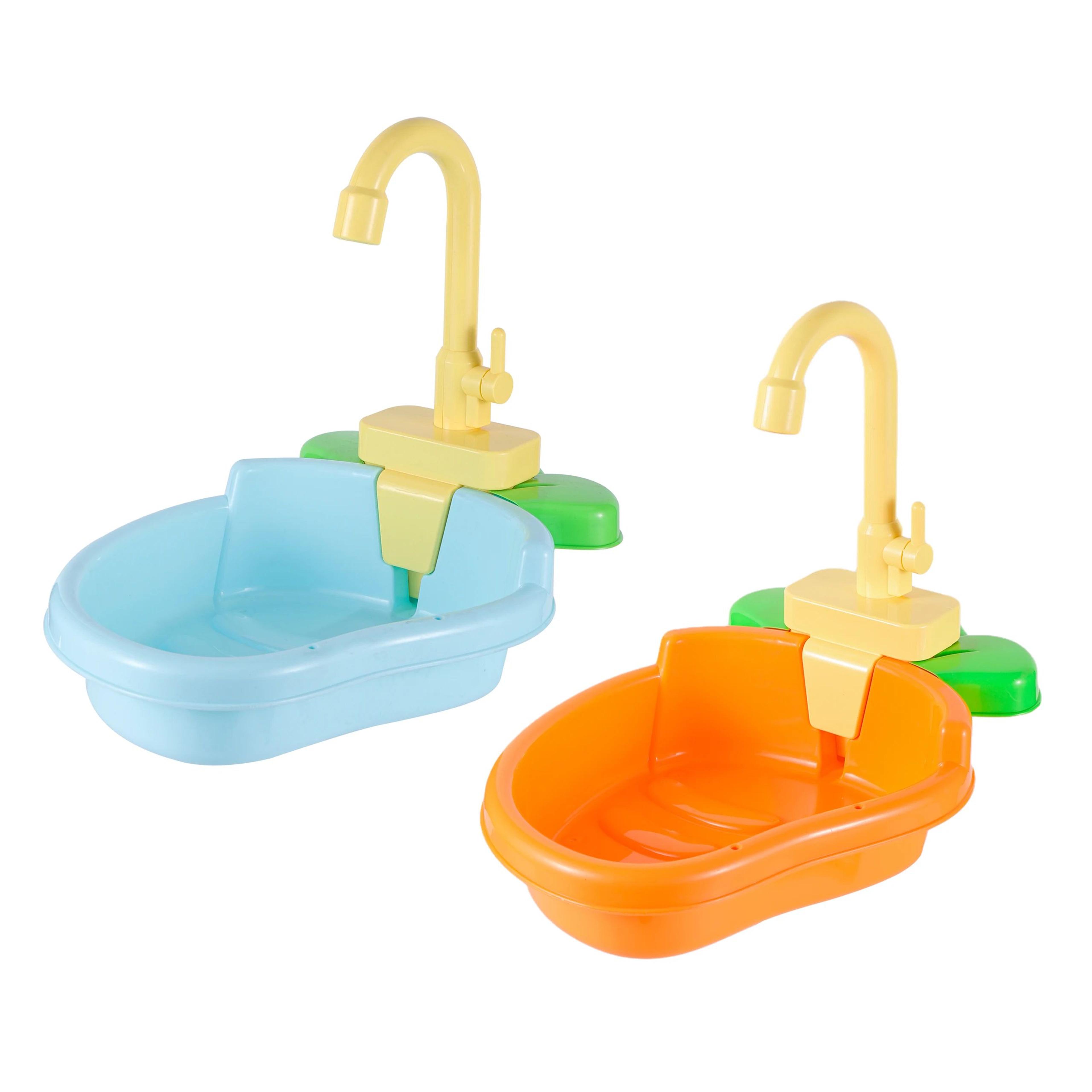 automatic bird bath tub for parrots & parakeets multifunctional pet spa pool with faucet & cleaning tool