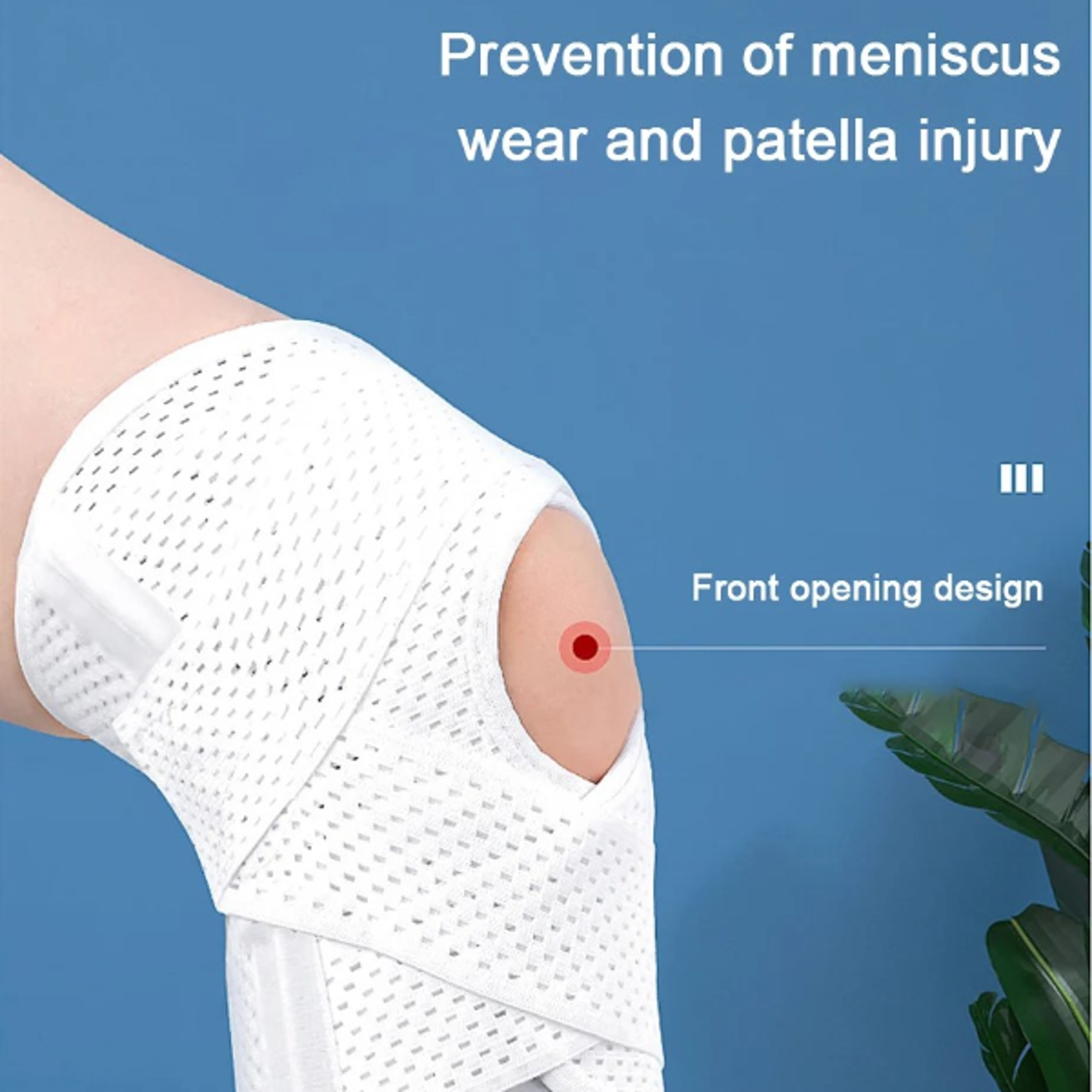 Adjustable Knee Brace Sports Knee Pads For Men  Women Fitness Knee Protector Pressurized Elastic Kn