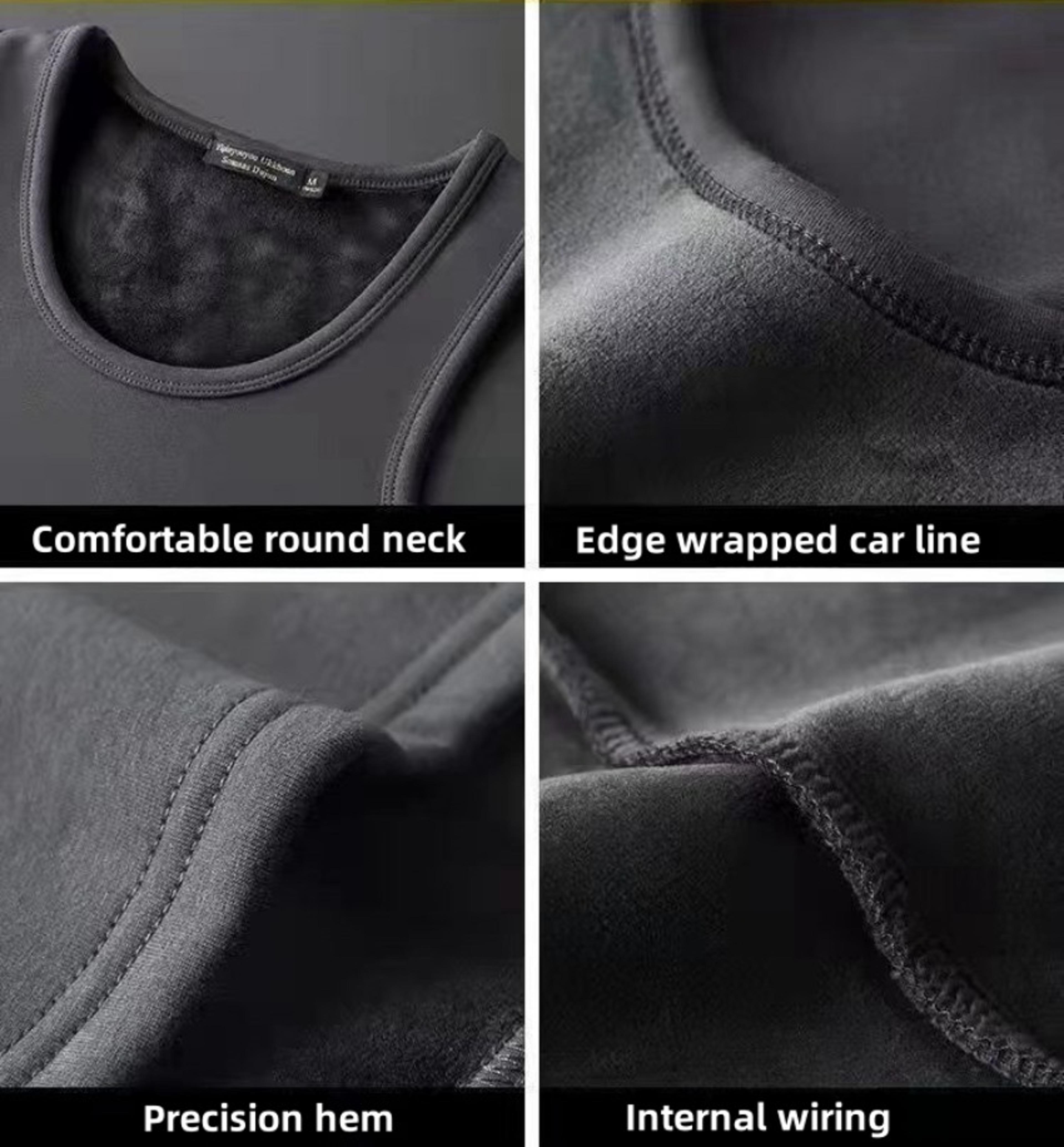 Mens Warm Thermal Underwear Autumn Winter Sleeveless Vest Thickening Thermo Lingerie Soft Fleece Li 1
