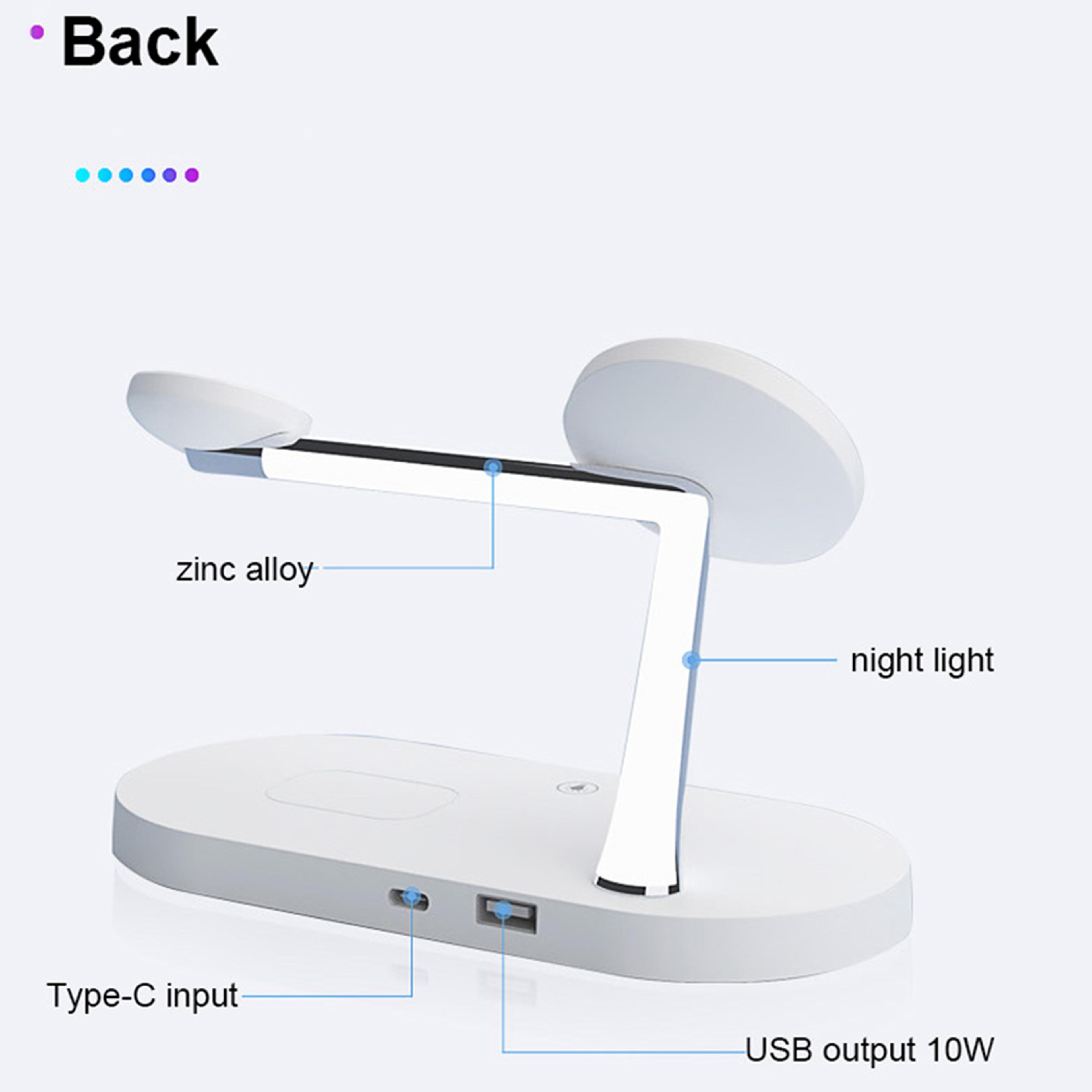 Fast Wireless Charging Station 3in1 Charger Stand for iPhone 1216 Apple Watch 410 AirPods 23