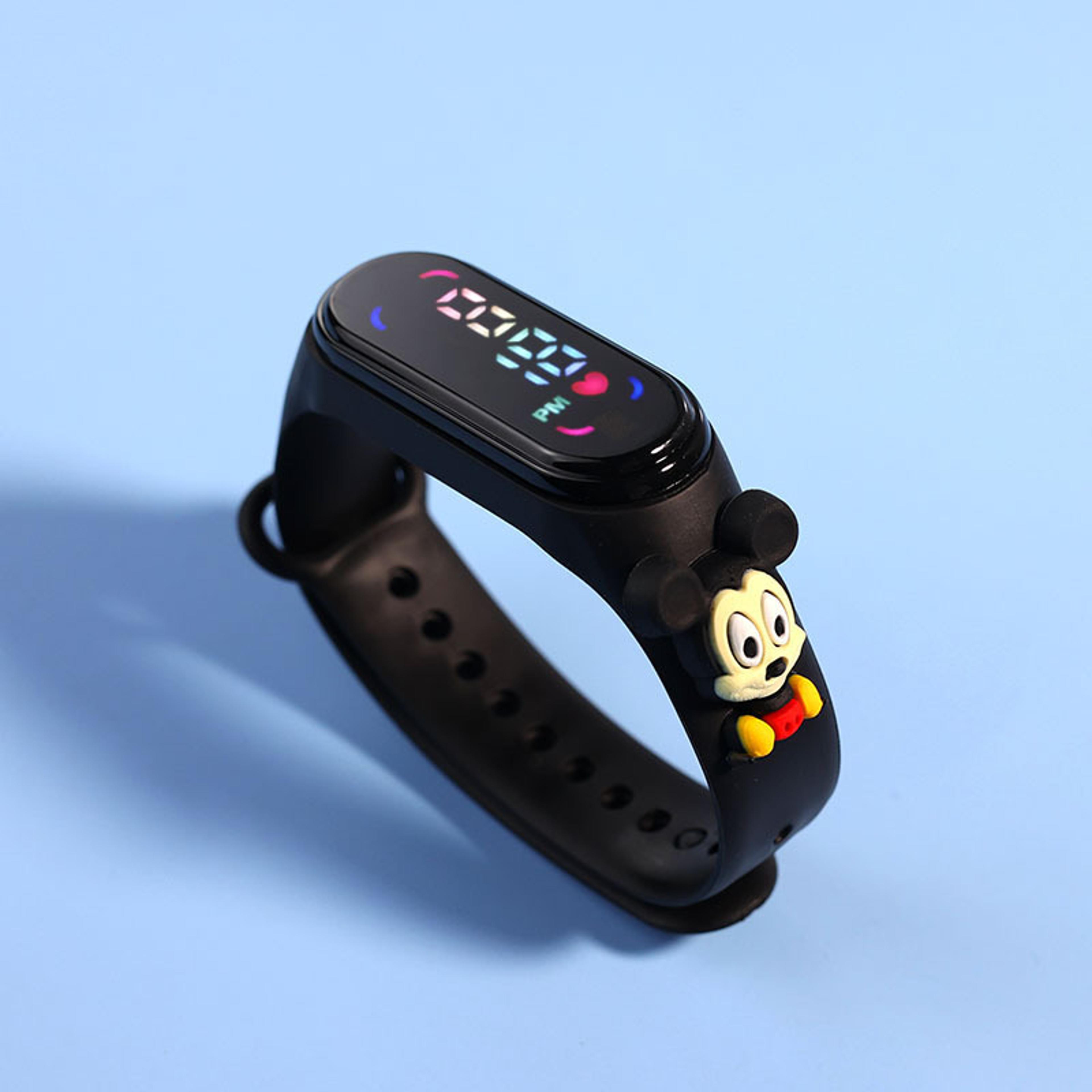 Fashion Mickey  Spiderman LED Kids Watch Waterproof Sports Bracelet For Girls  Women 7