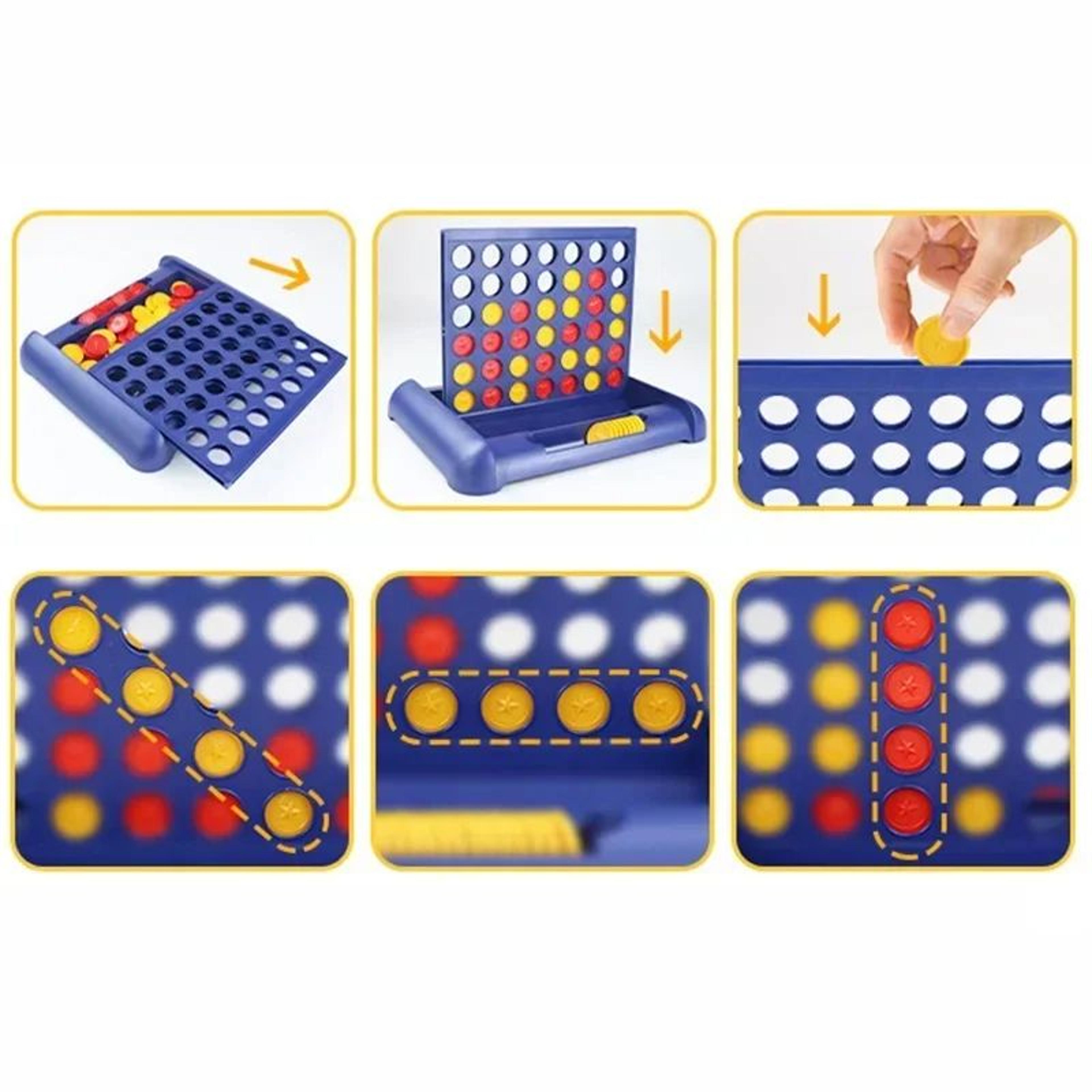 Foldable Connect In A Line Board Game Educational Puzzle  Family Party Chess Toy Early Thinking Tra 4
