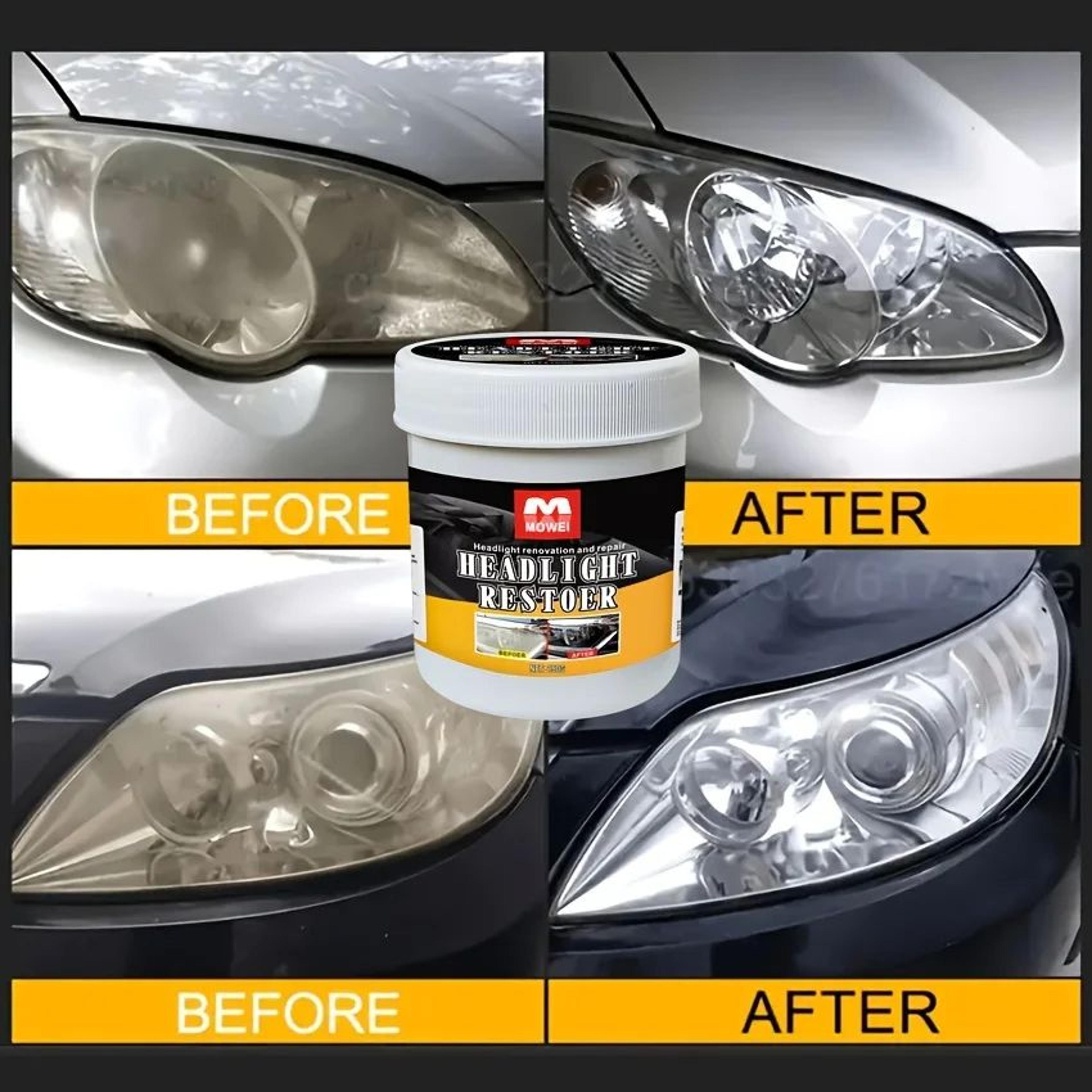 Car Headlight Restoration Polishing Kit Scratch Remover  Oxidation Cleaner For Headlamp Repair Head 2