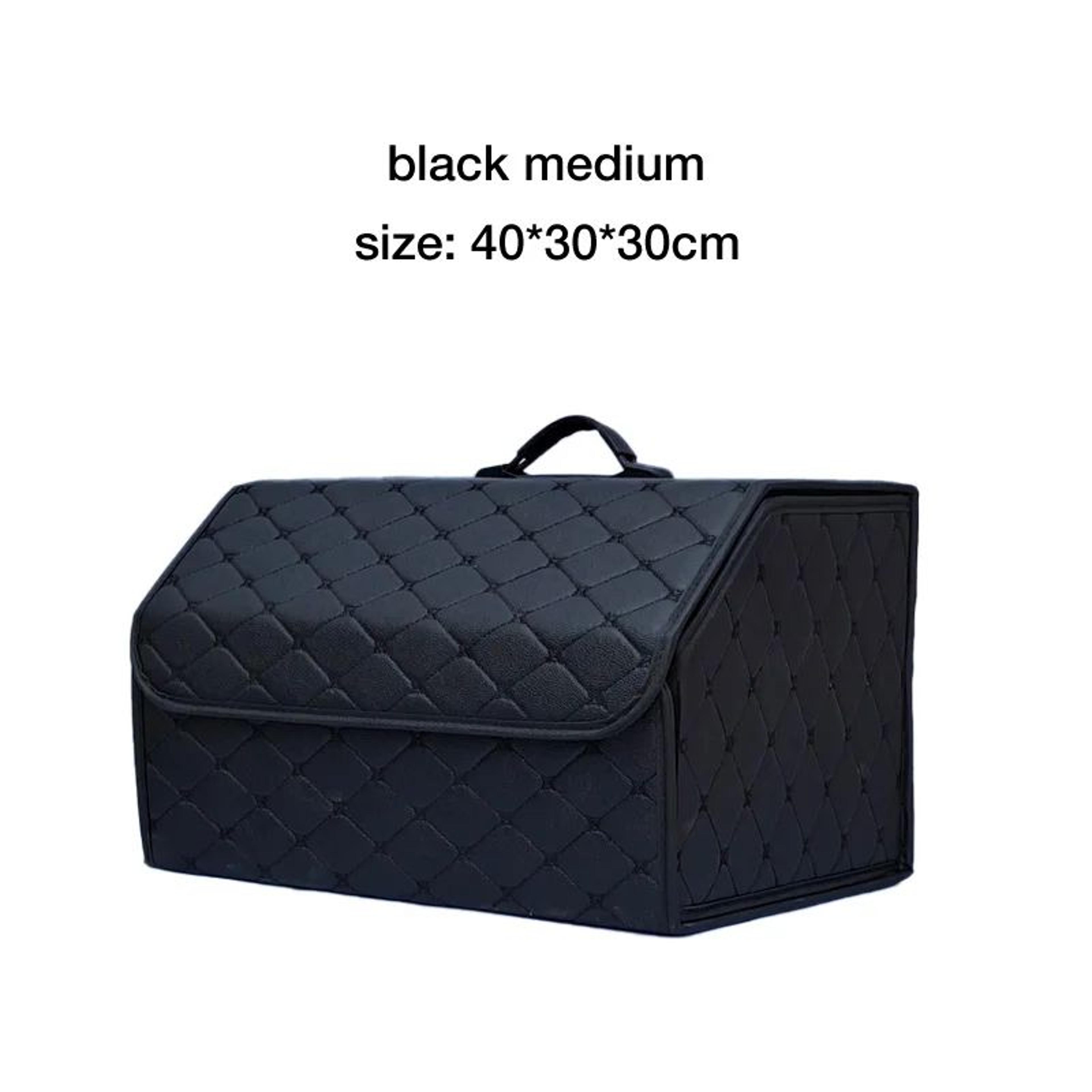 Car Trunk Organizer Box Large Capacity PU Leather Folding Storage Bag For Auto MultiUse Tools Emerg 7