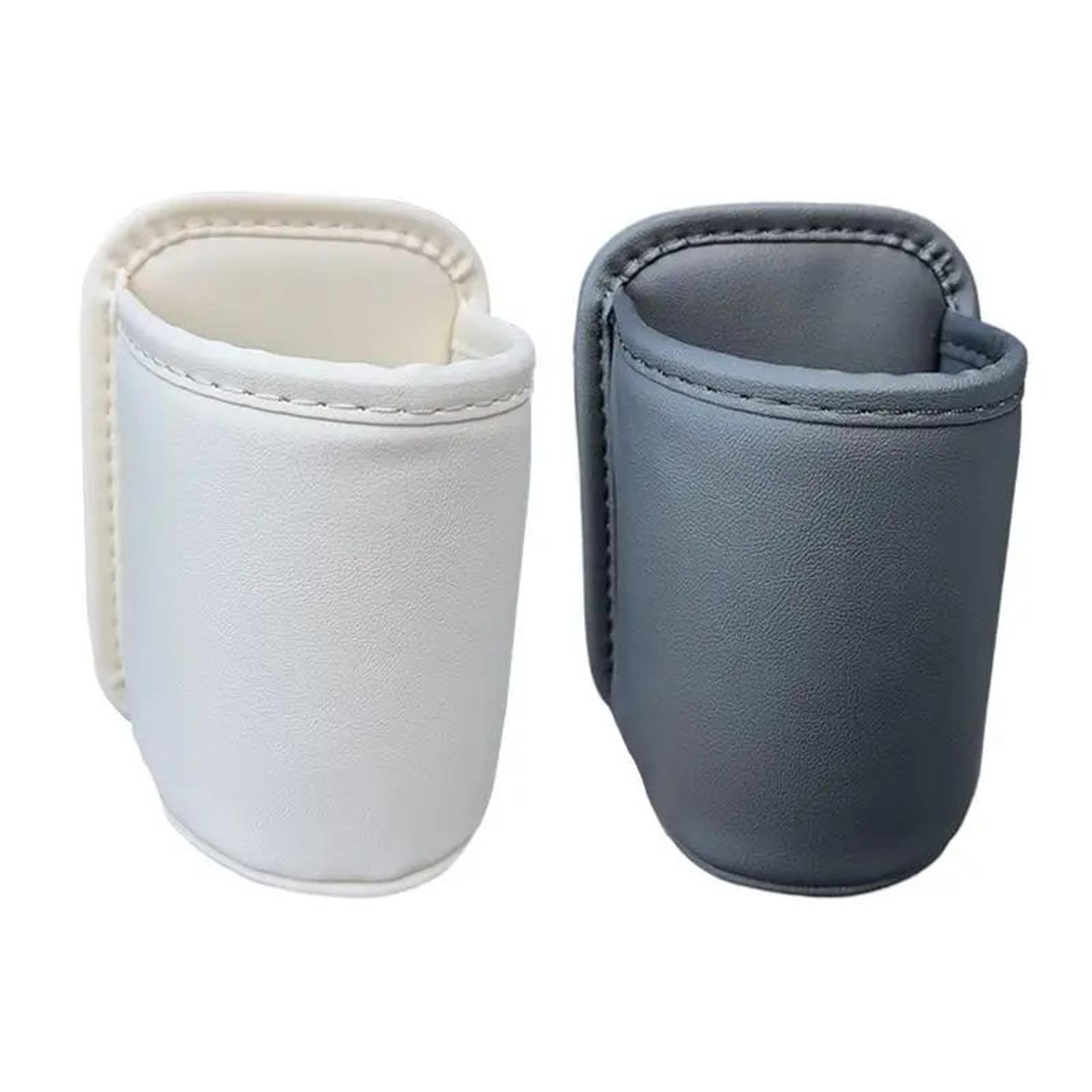 PU Leather Car Door Cup Holder Organizer Back Seat Automotive Drink Rack Storage Bin Interior Acces 5