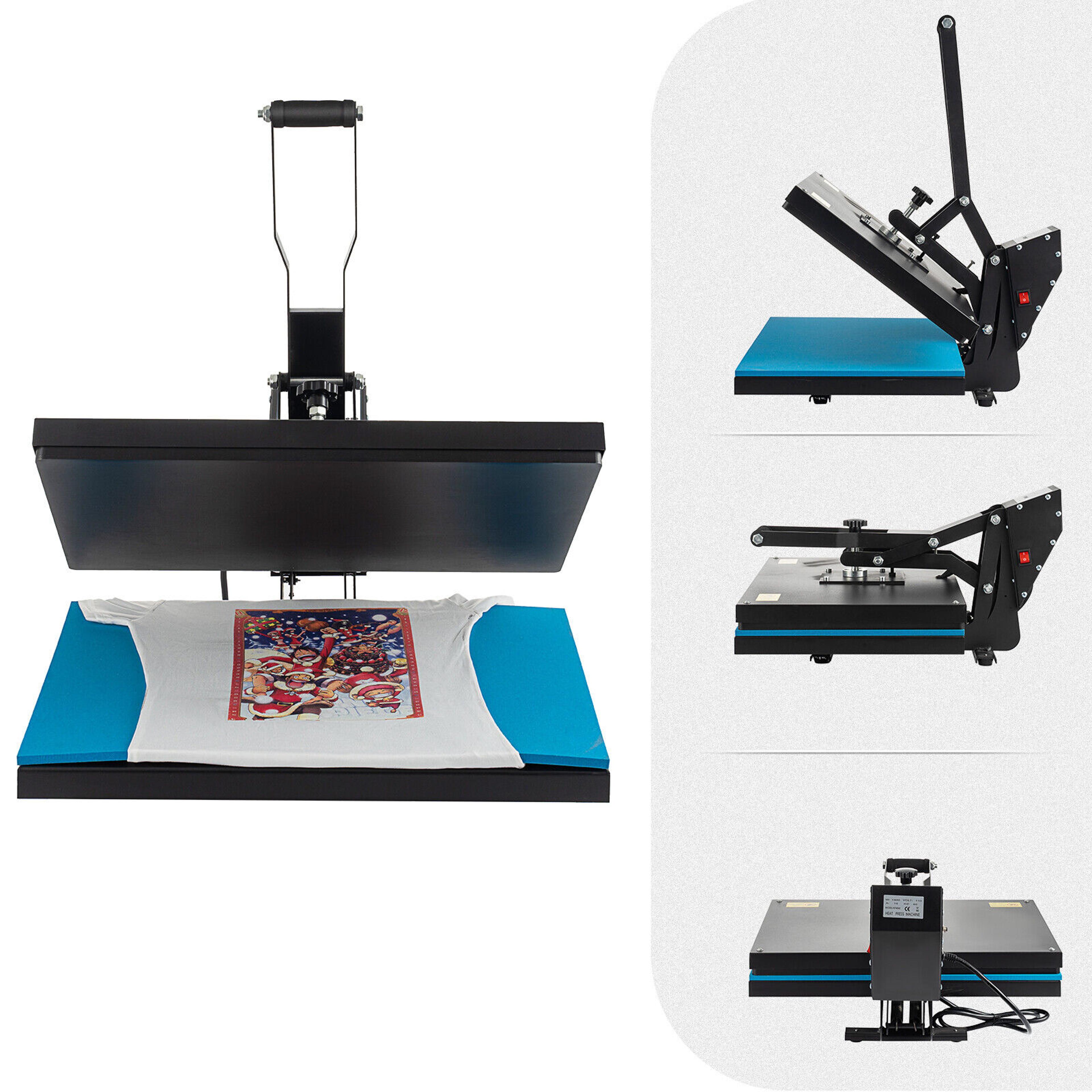 Digital Heat Press Machine Clamshell Design With Double Tube Heatpress For Fast Even Transfers 3