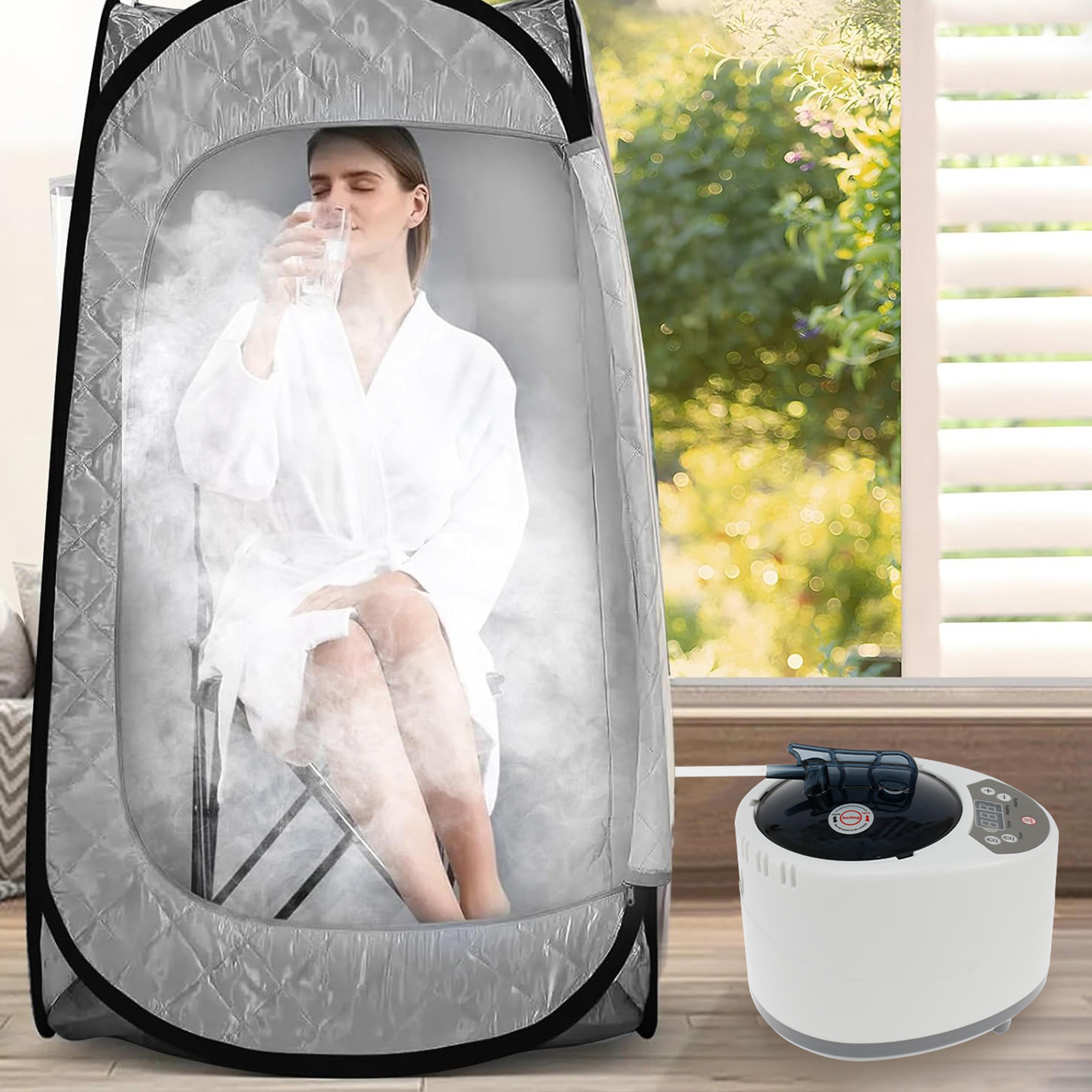 professional 3l sauna steamer, high-capacity steam generator for home spa, bath tub & relaxation