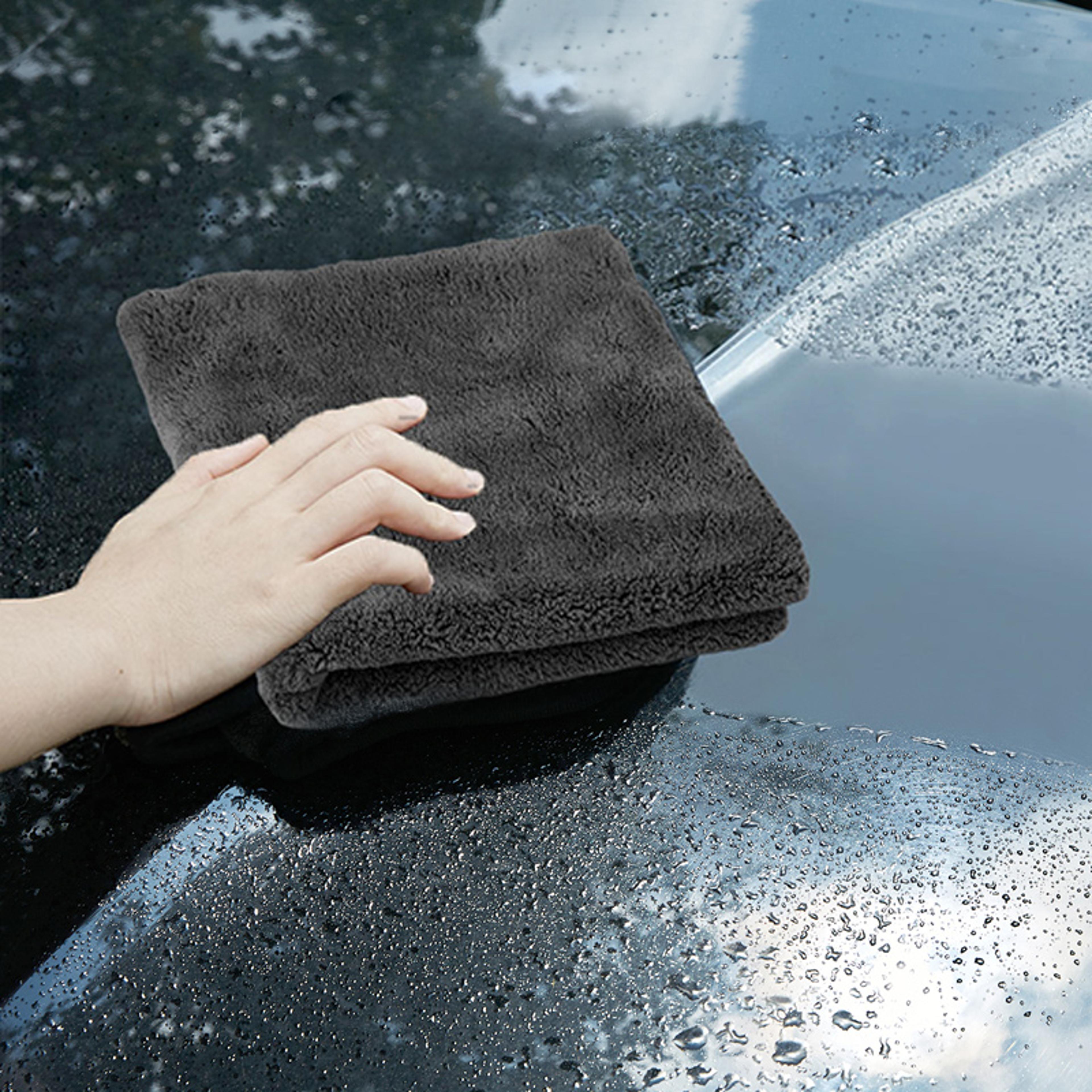 UltraSoft Microfiber Car Towels Thick Detailing Cloths For Auto Washing Drying And Cleaning HeavyDu 4