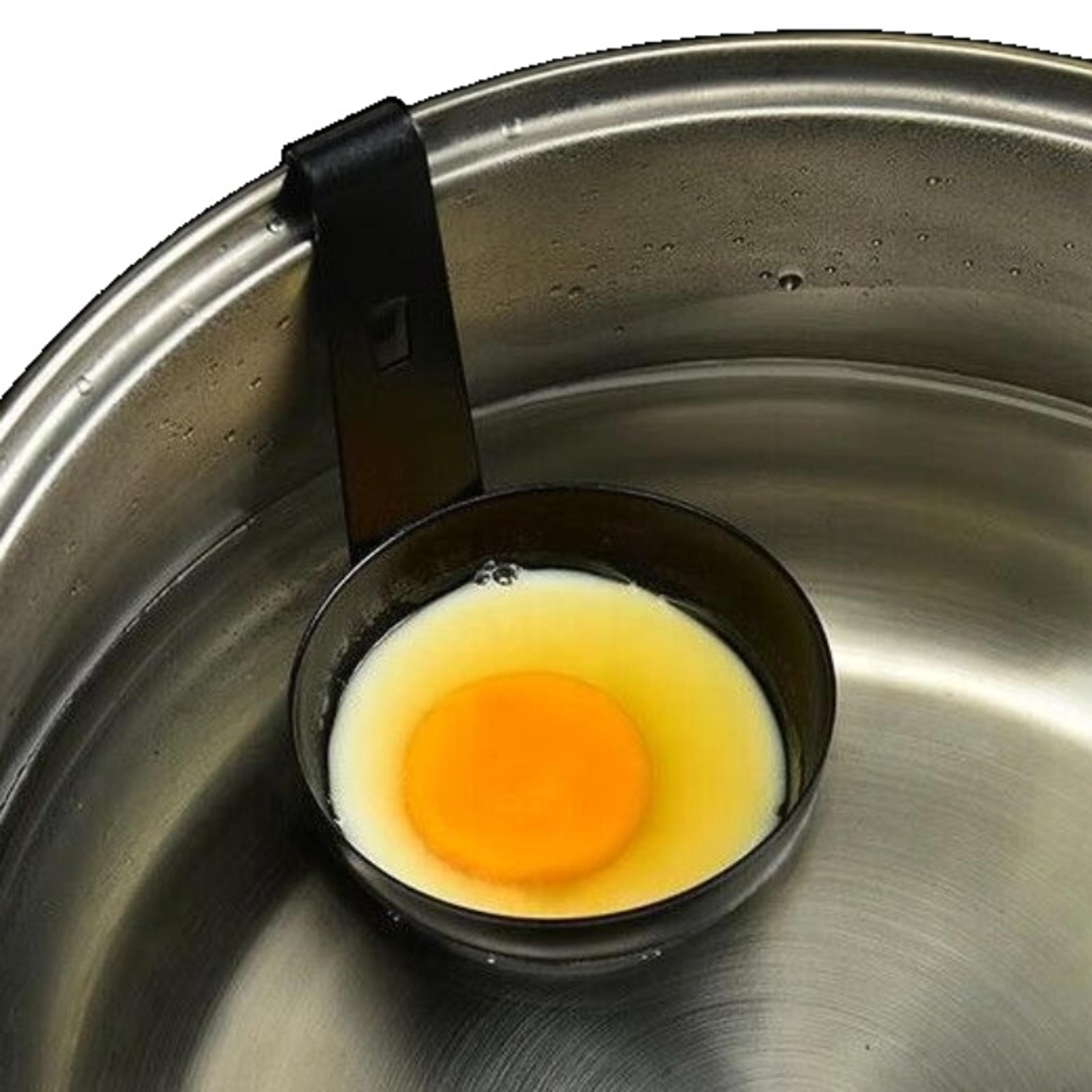 Stainless Steel Egg Poacher Nonstick Egg Boiling Mold With Hanger Hook  Kitchen Cooking  Steaming G 1