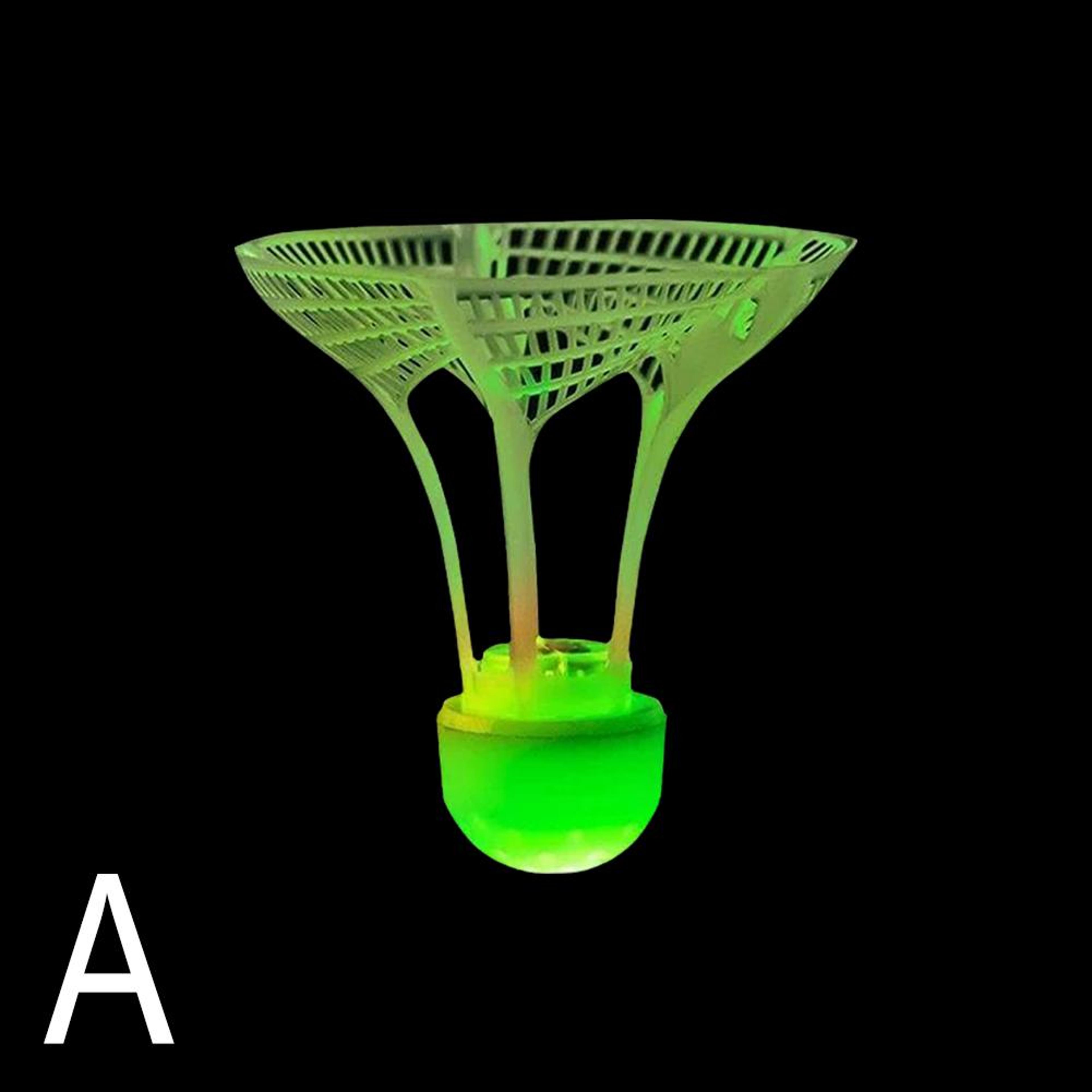 Glow In The Dark Badminton Super Durable Unbreakable Luminous Shuttlecocks For Night Games  Outdoor 6