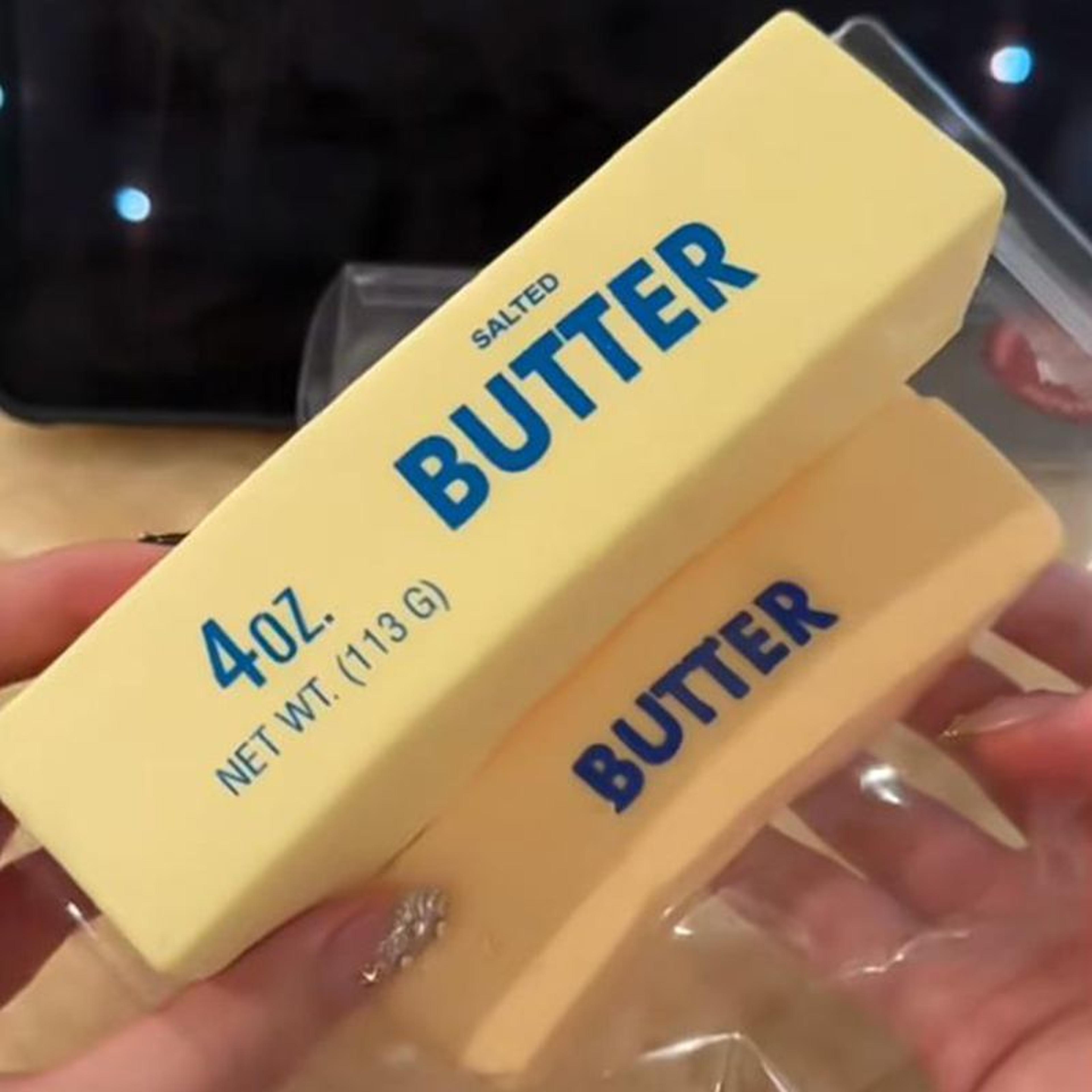 butter stick slow rising squishy toy for stress relief and sensory fun
