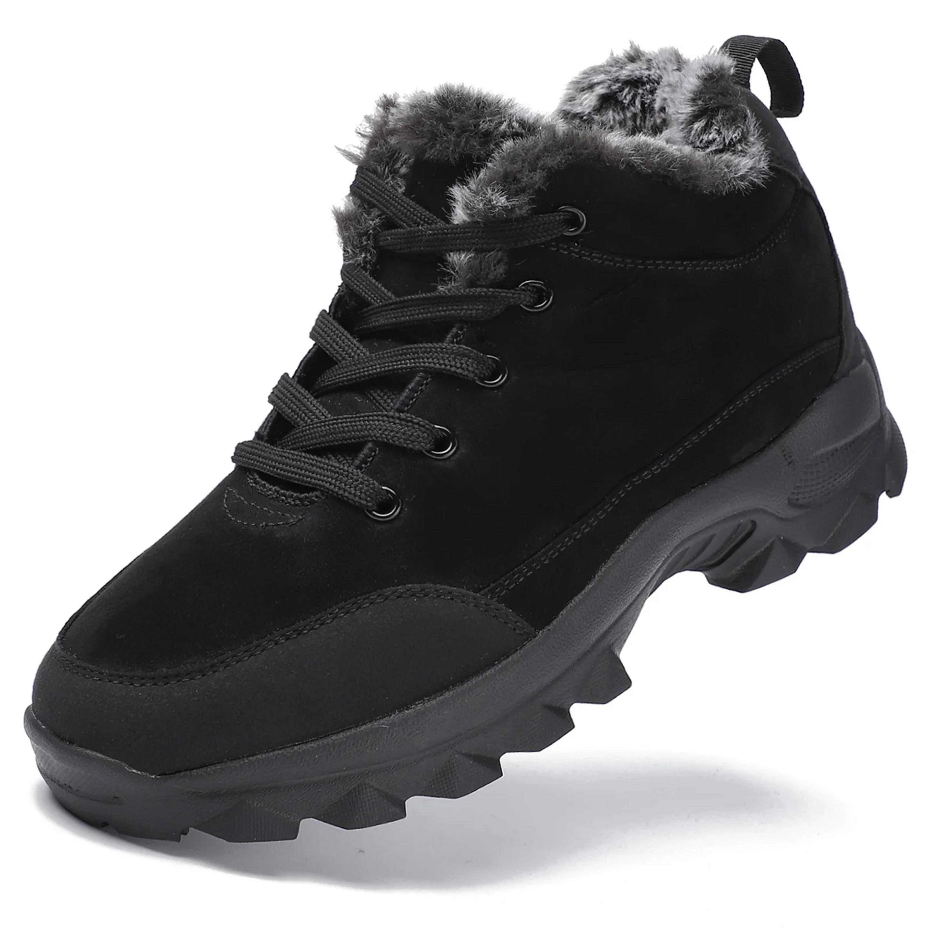 Mens Winter Snow Boots Warm Ankle Boots With Fur Male Outdoor Sneakers Botas Hombre Botines Cold We 4