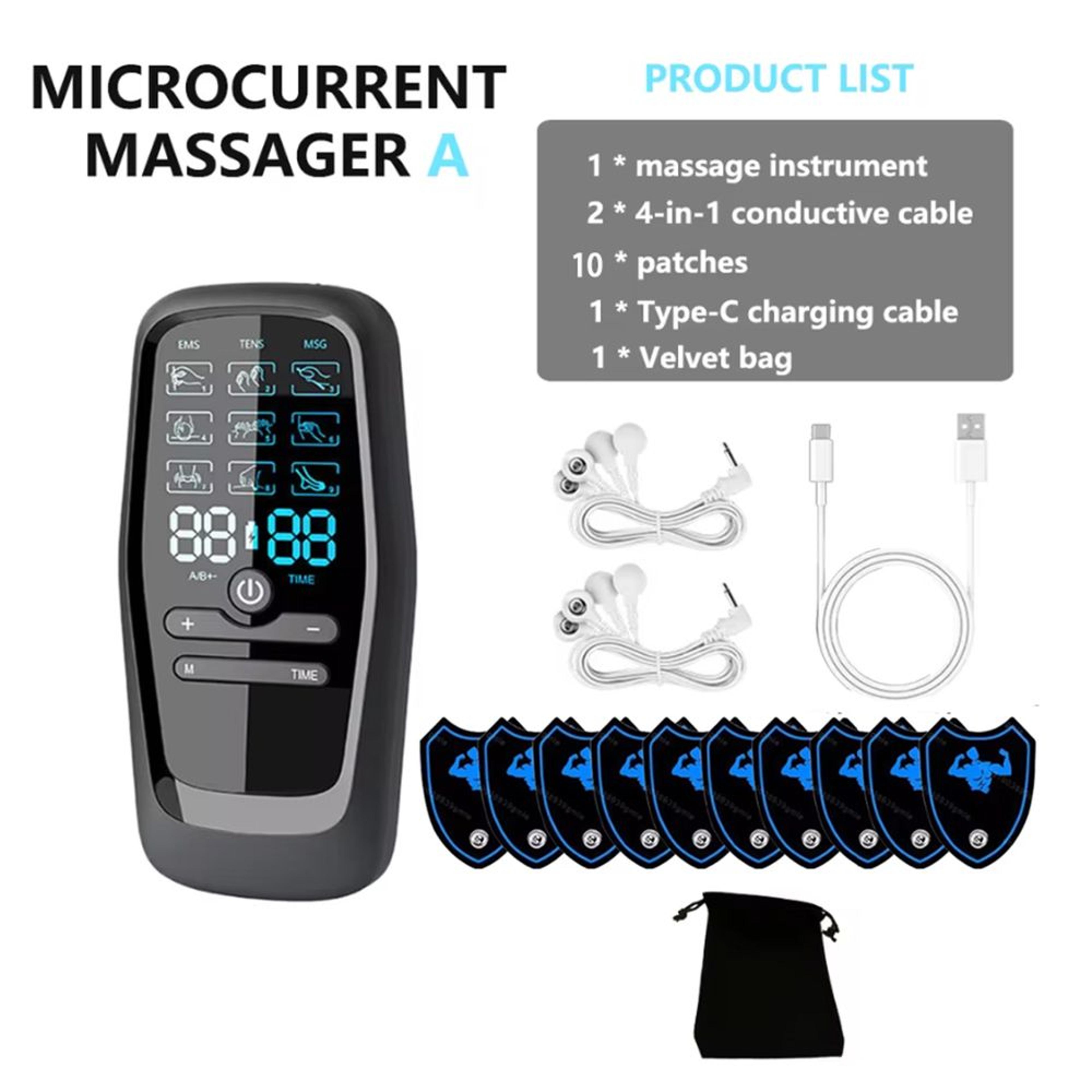 Electric Muscle Stimulator TENS Unit EMS Massager For Pain Relief Muscle Therapy And Body Slimming  7