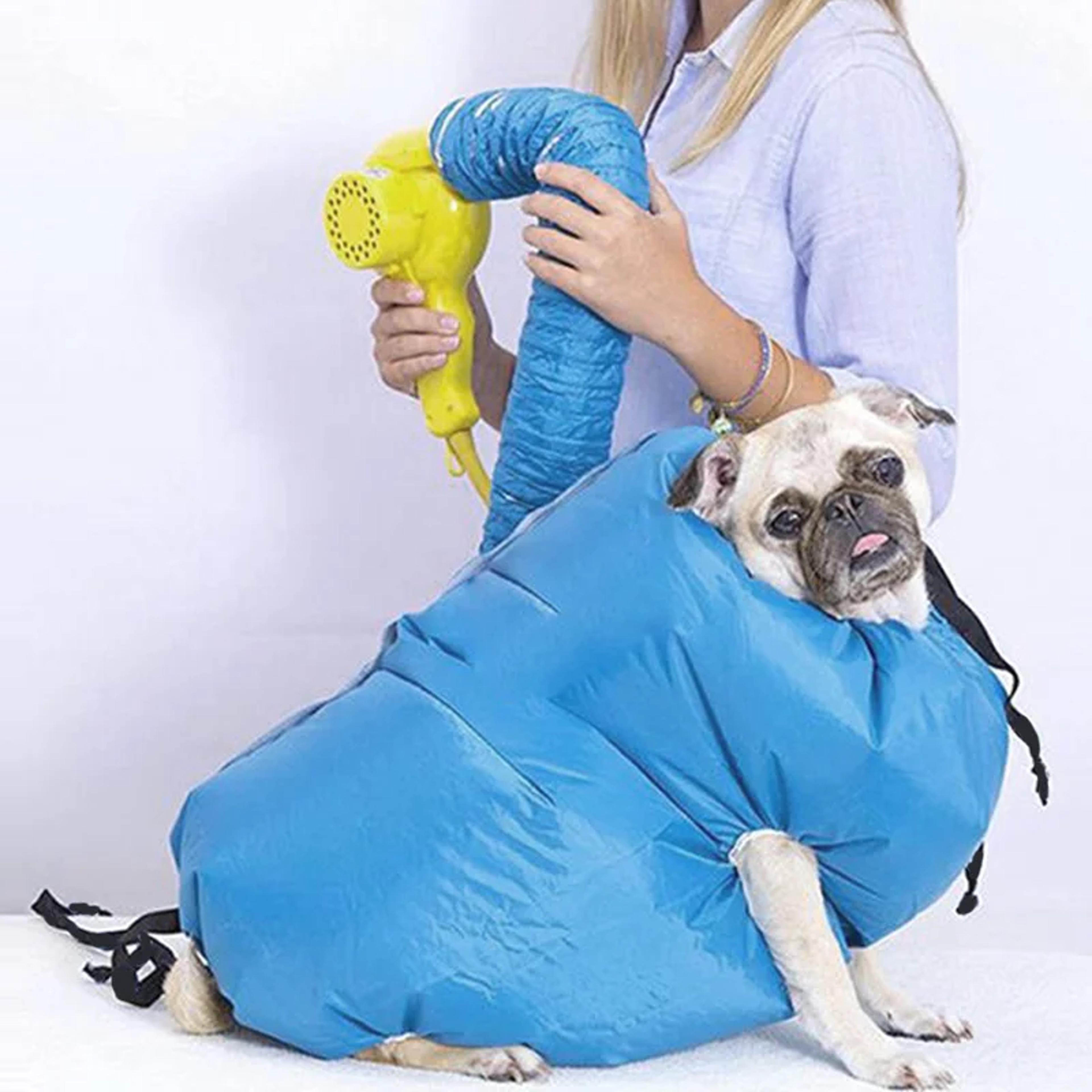 dog hair drying vest