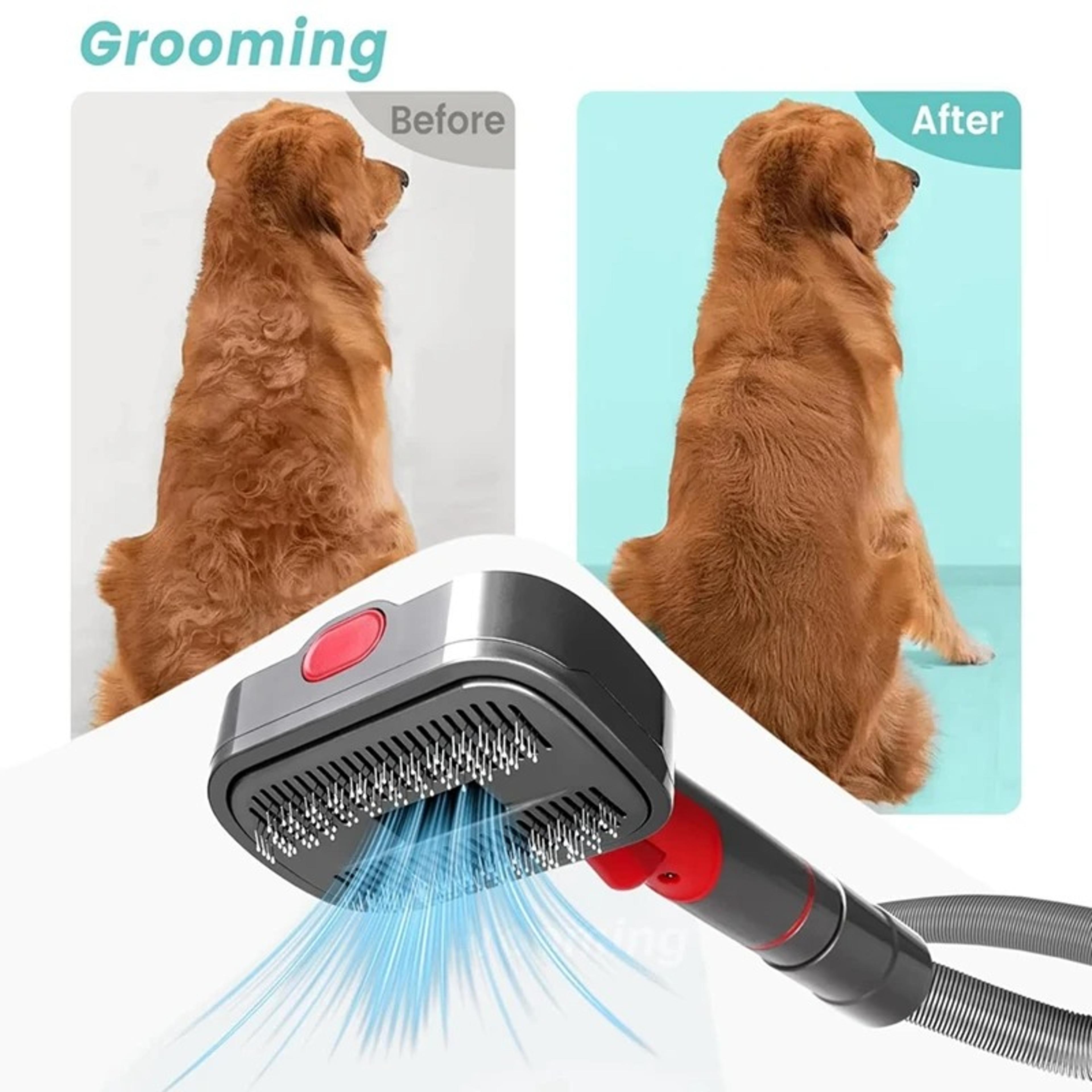DysonCompatible Dog Grooming Kit For V7V15  Pet Hair Brush Attachment 2