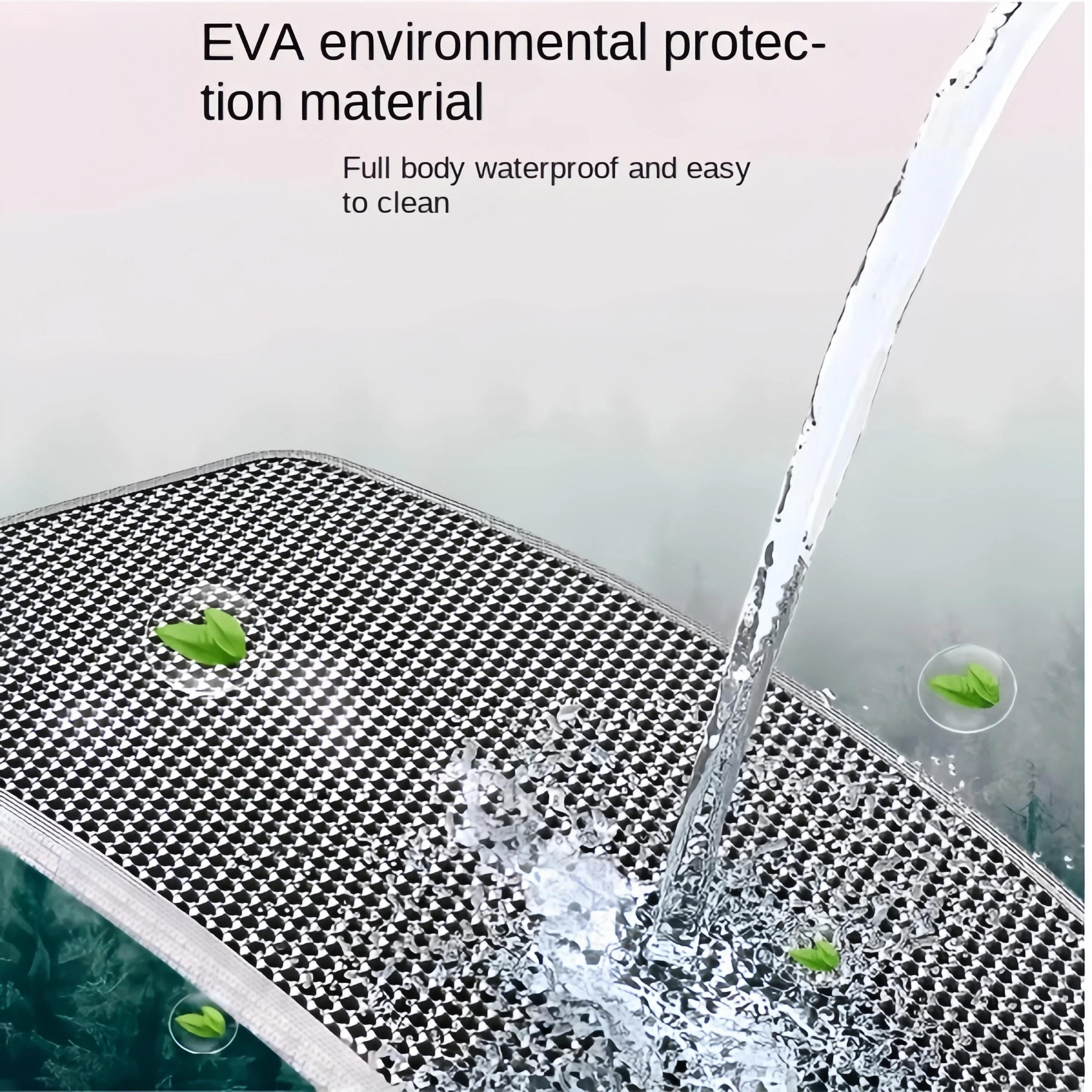 Premium DoubleLayer Cat Litter Mat  Waterproof NonSlip  Easy Clean 2