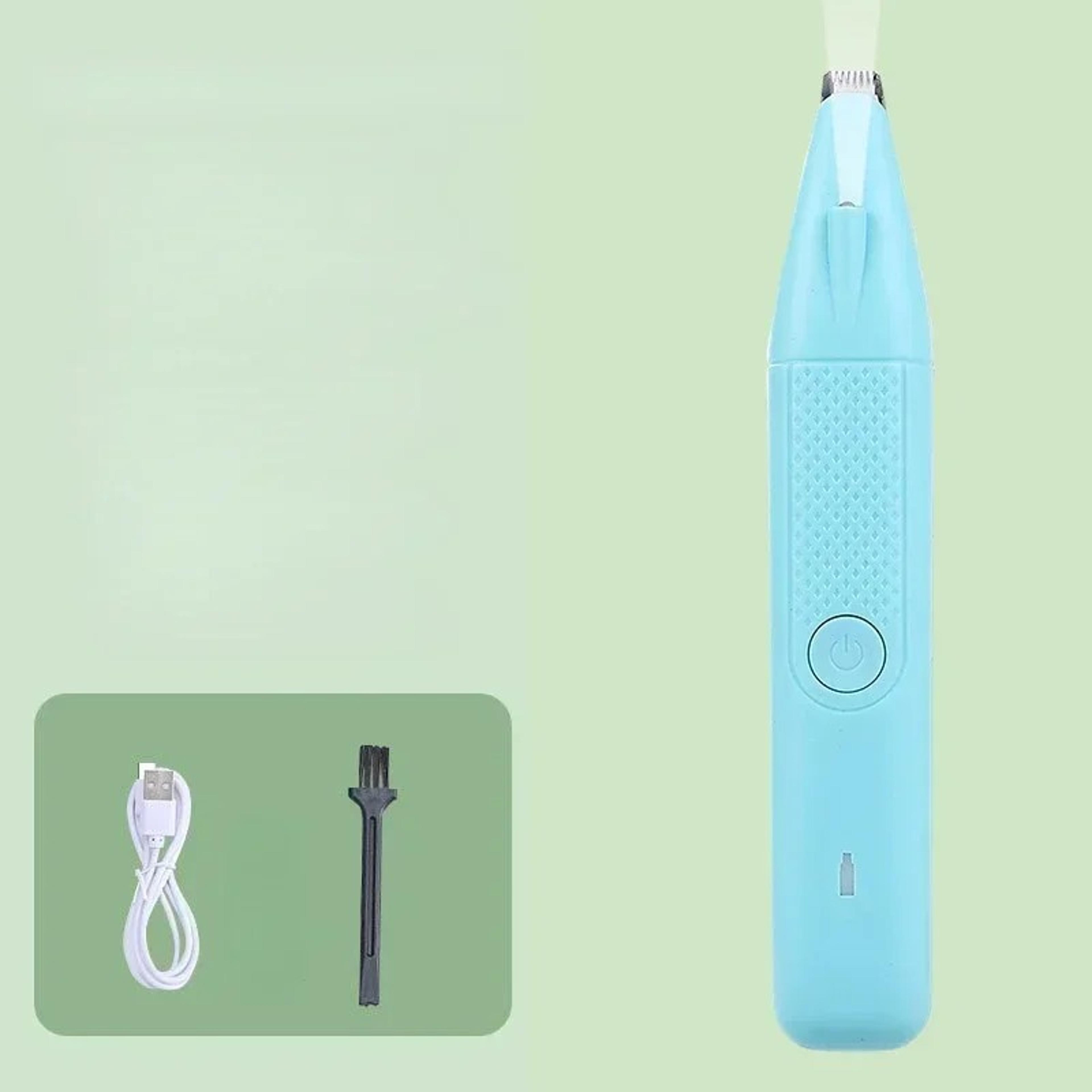 Professional Electric Dog  Cat Hair Trimmer  LED Pet Grooming Clipper For Ears Paws  Tail 6