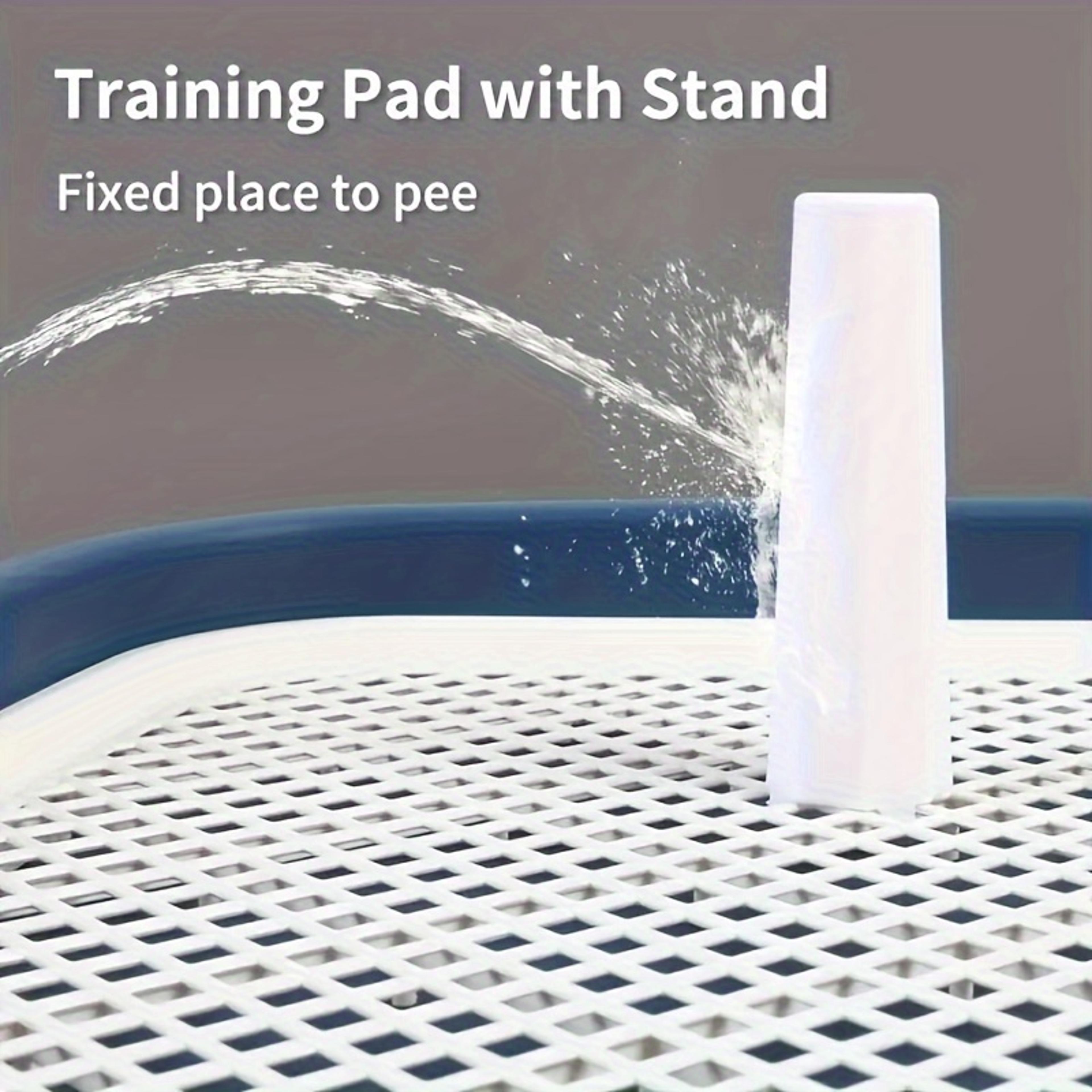Dog Potty Training Toilet Reusable Plastic Pee Pad Holder With Removable Net For Pets 4