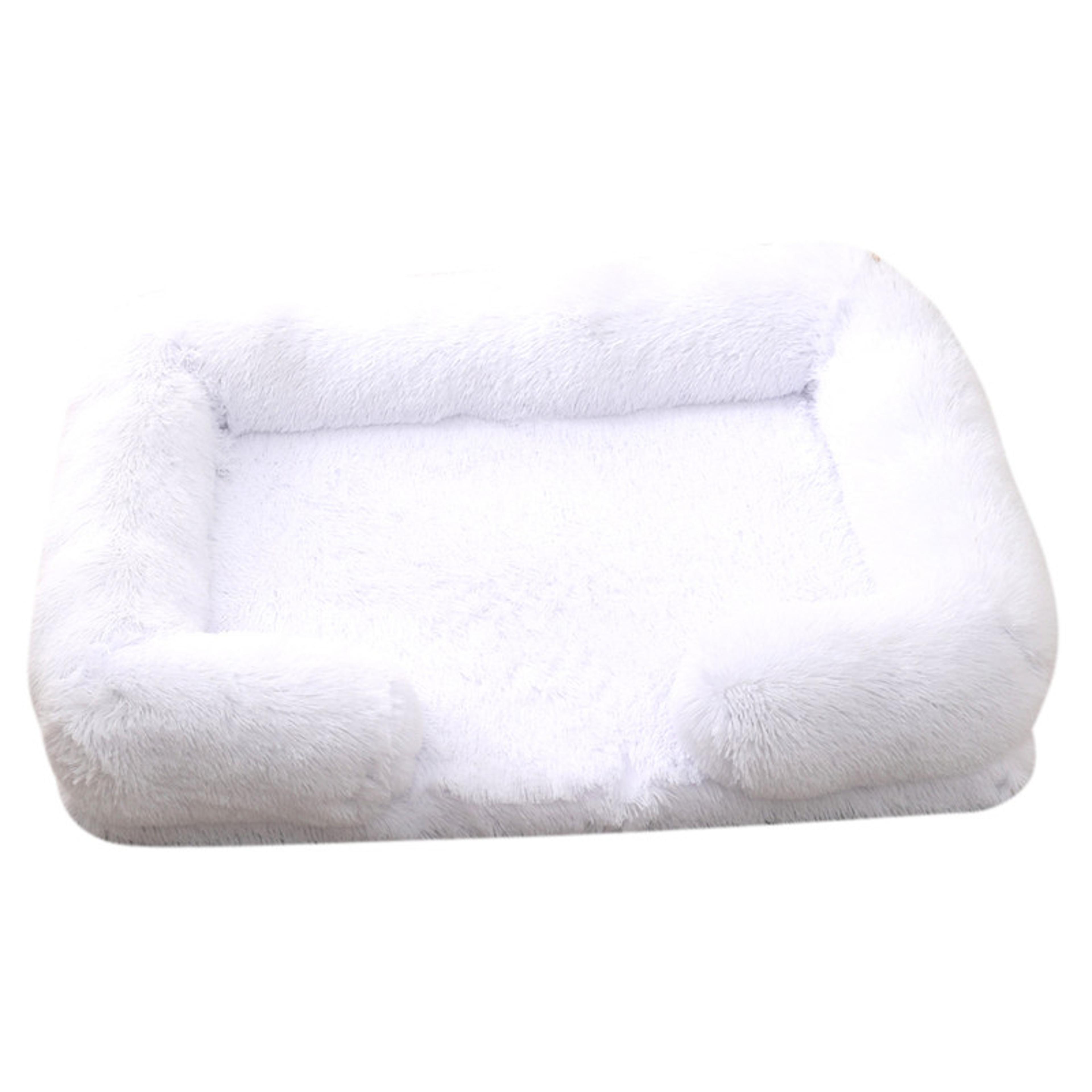Dog Plush Pet Bed With Winter Thickened Pad And Removable Sleeping Sofa Pad 6