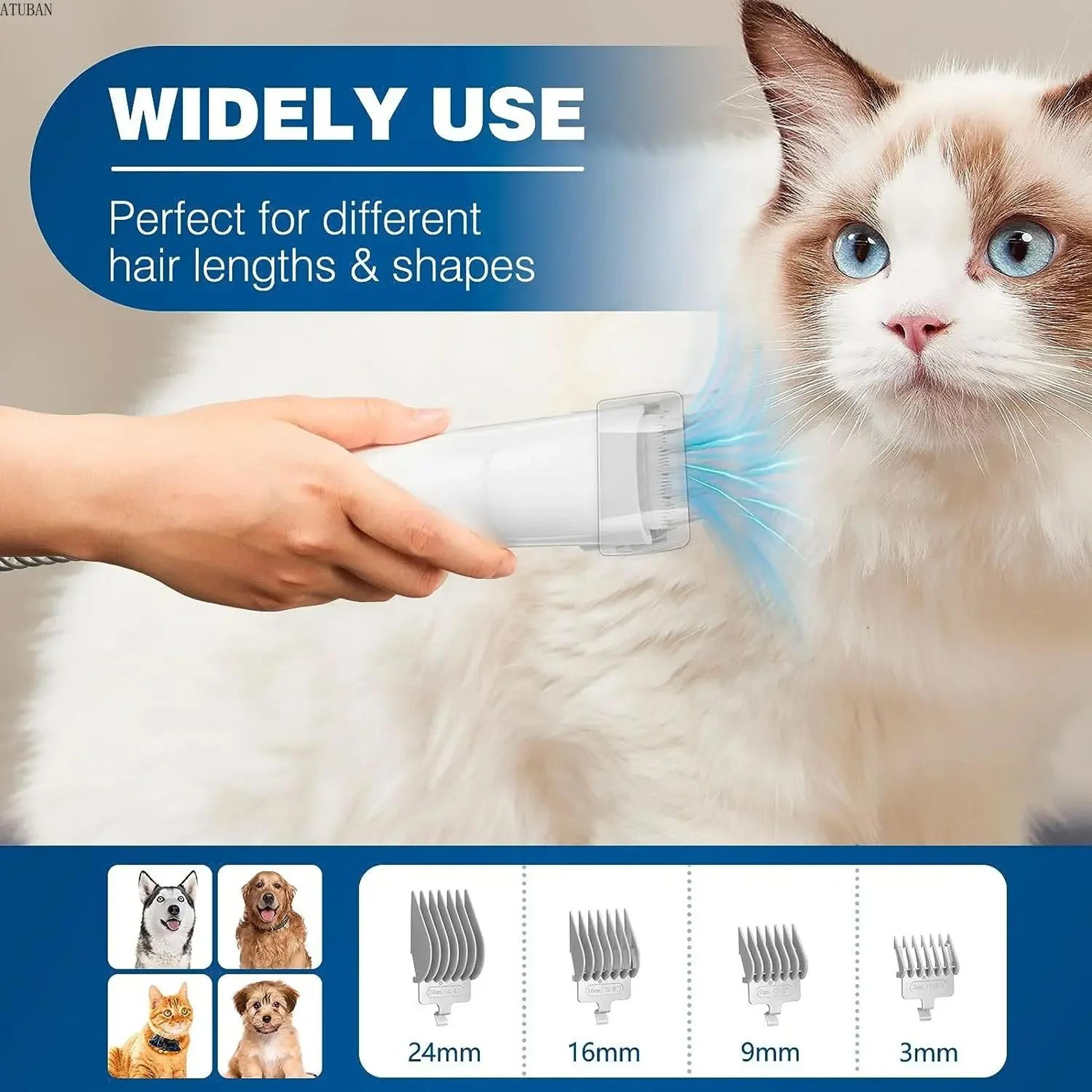 Dog Grooming Vacuum Kit With Pet Hair Removal  Large Dust Cup 3