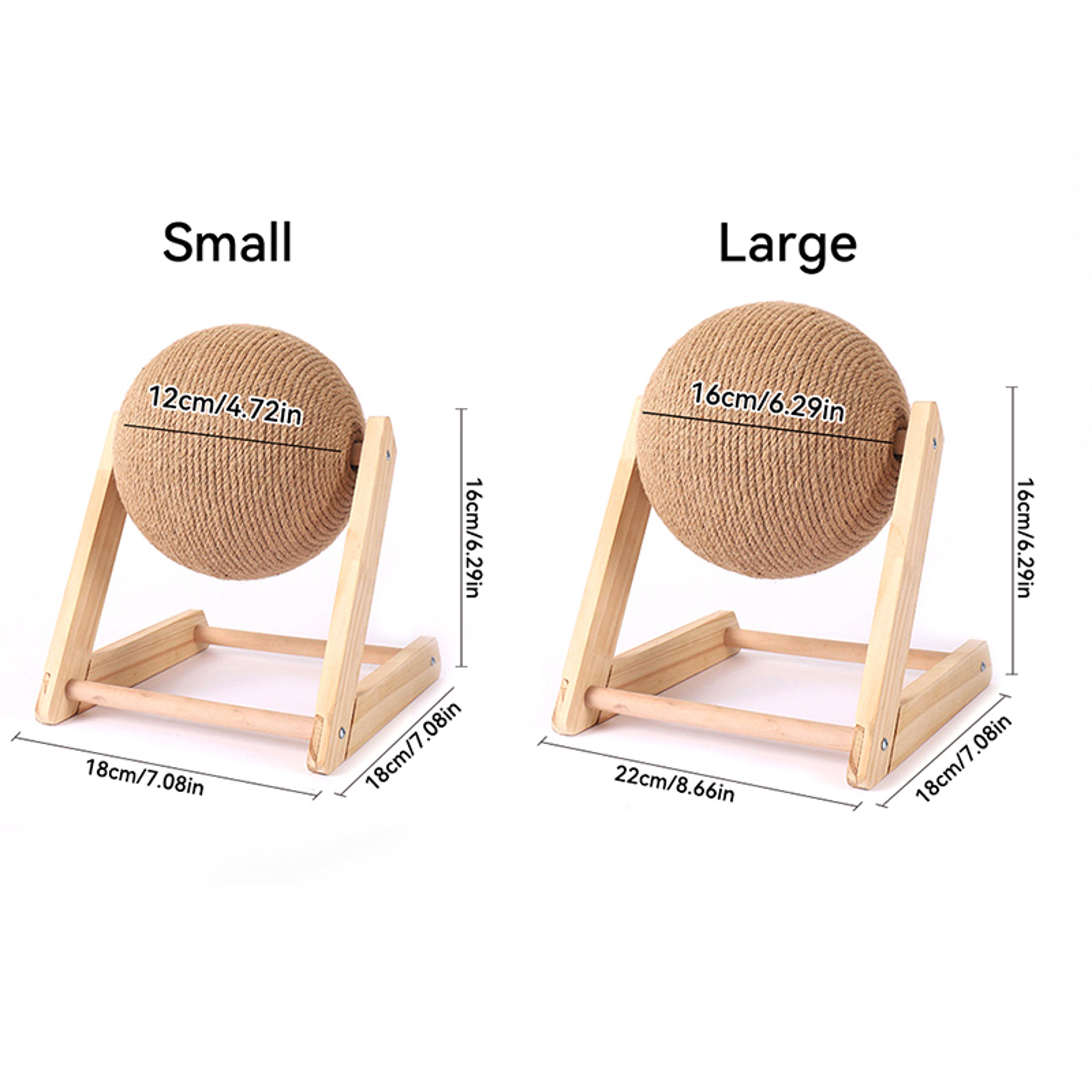 Cat Scratching Ball Toy Wear Resistant Kitten Sisal Rope Ball Board Grinding Paws Toys Cats Pet Fur 5