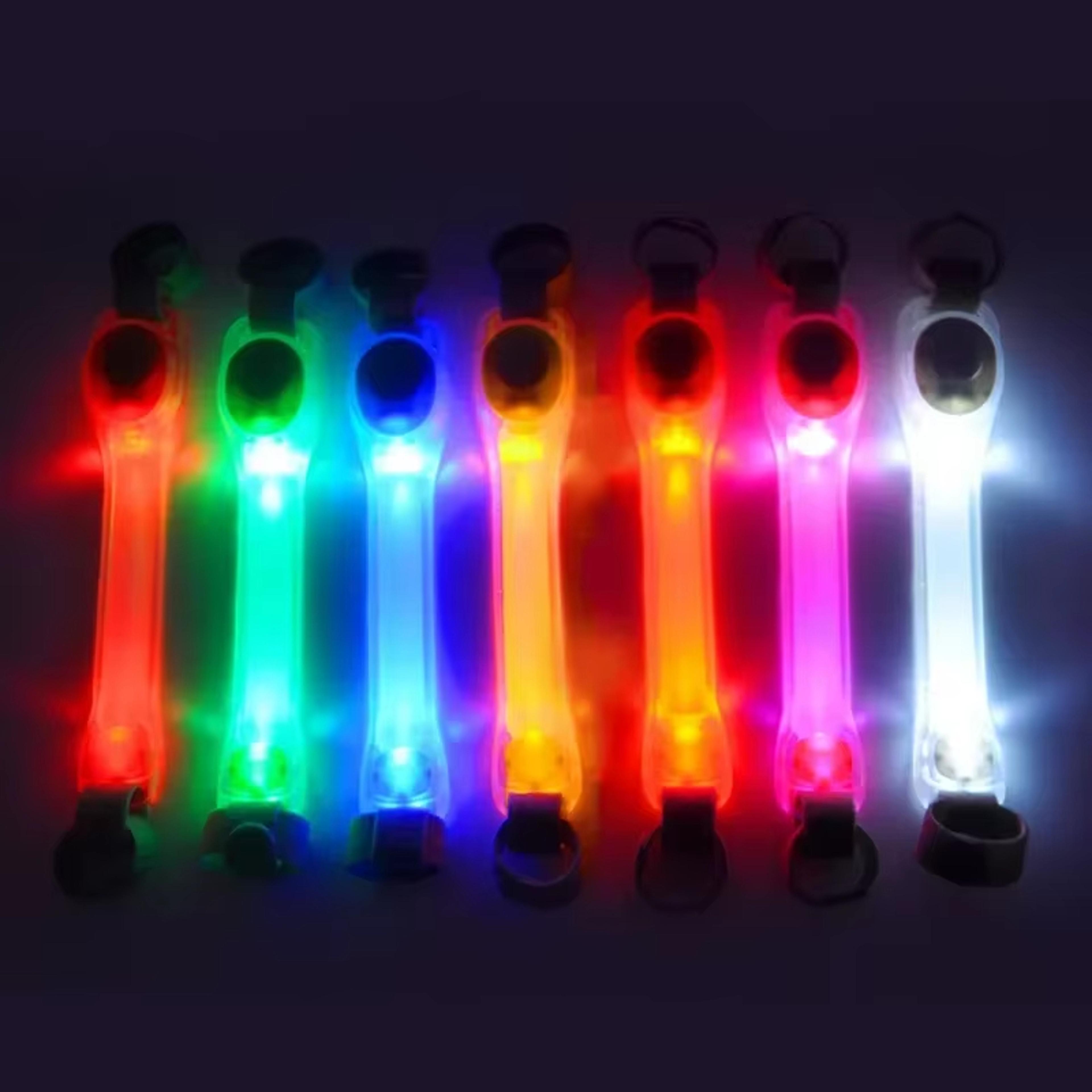 LED Flashing Night Running Pet Dog Safety Harness Collar Waterproof MultiColor Pendant For Outdoor