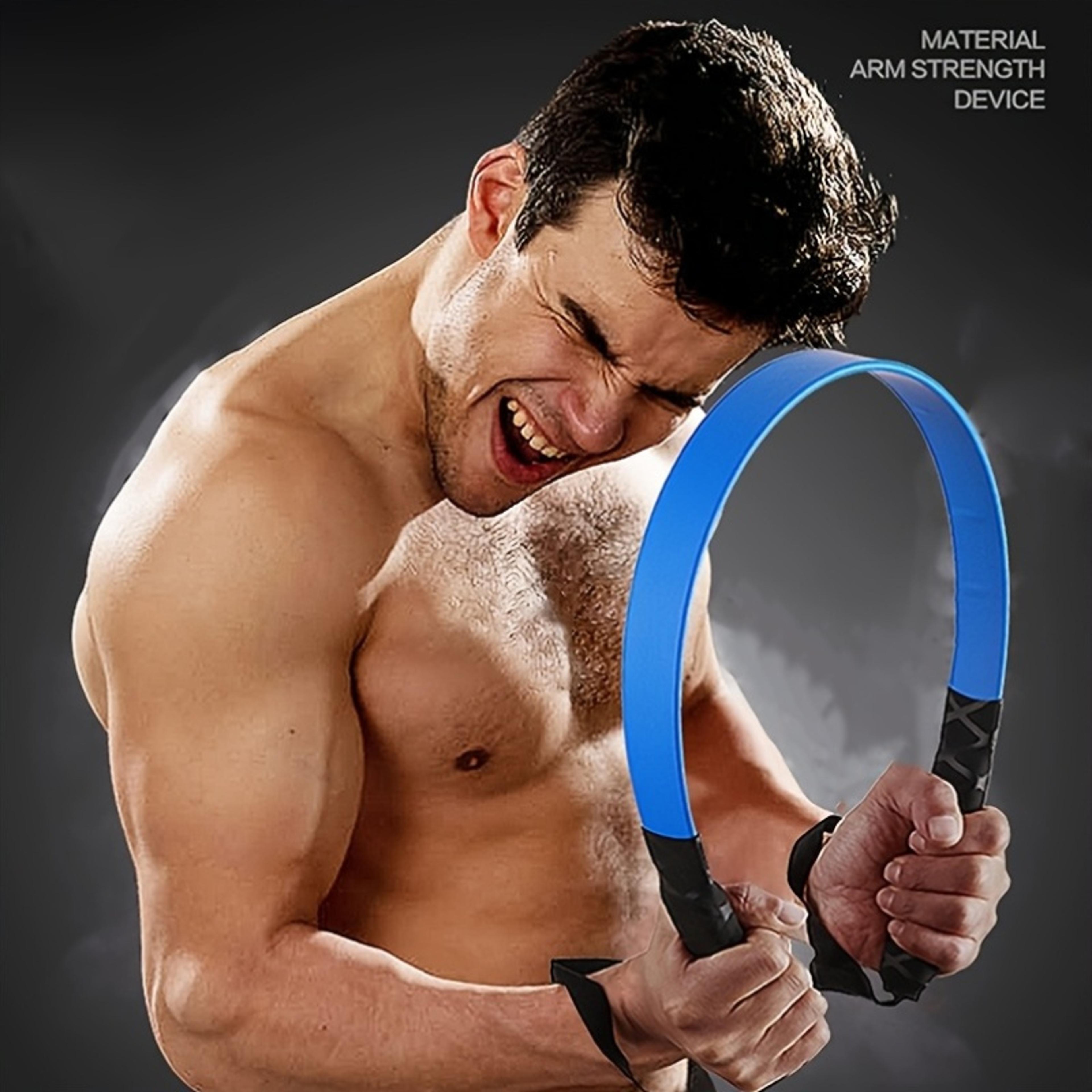 universal arm trainer with pe resistance, pectoral arm exercise equipment and abs back training tool for muscle growth