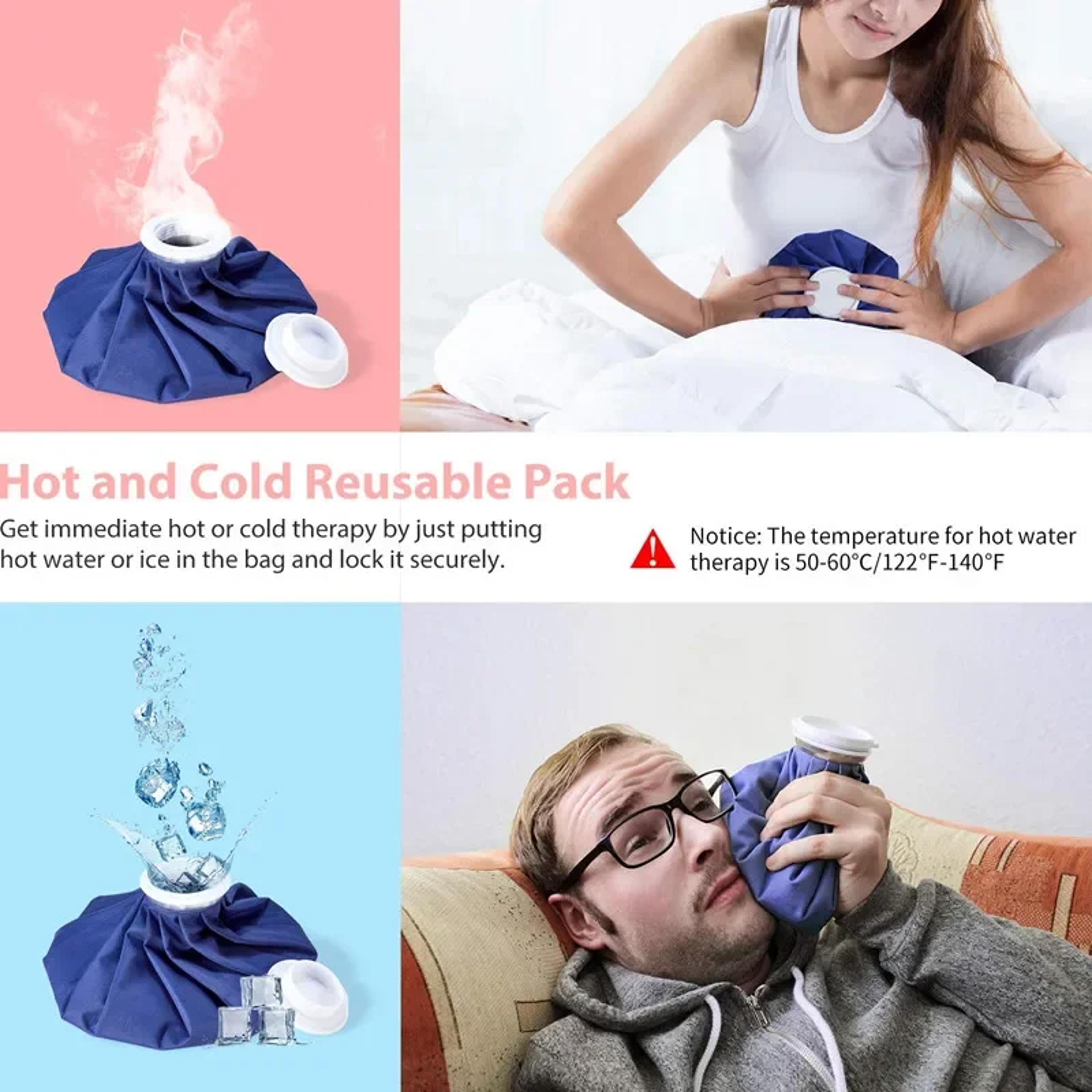 Reusable Ice Bag Bandage Professional Hot Cold Compress For Shoulder Neck Arm Calf Knee Ankle 4