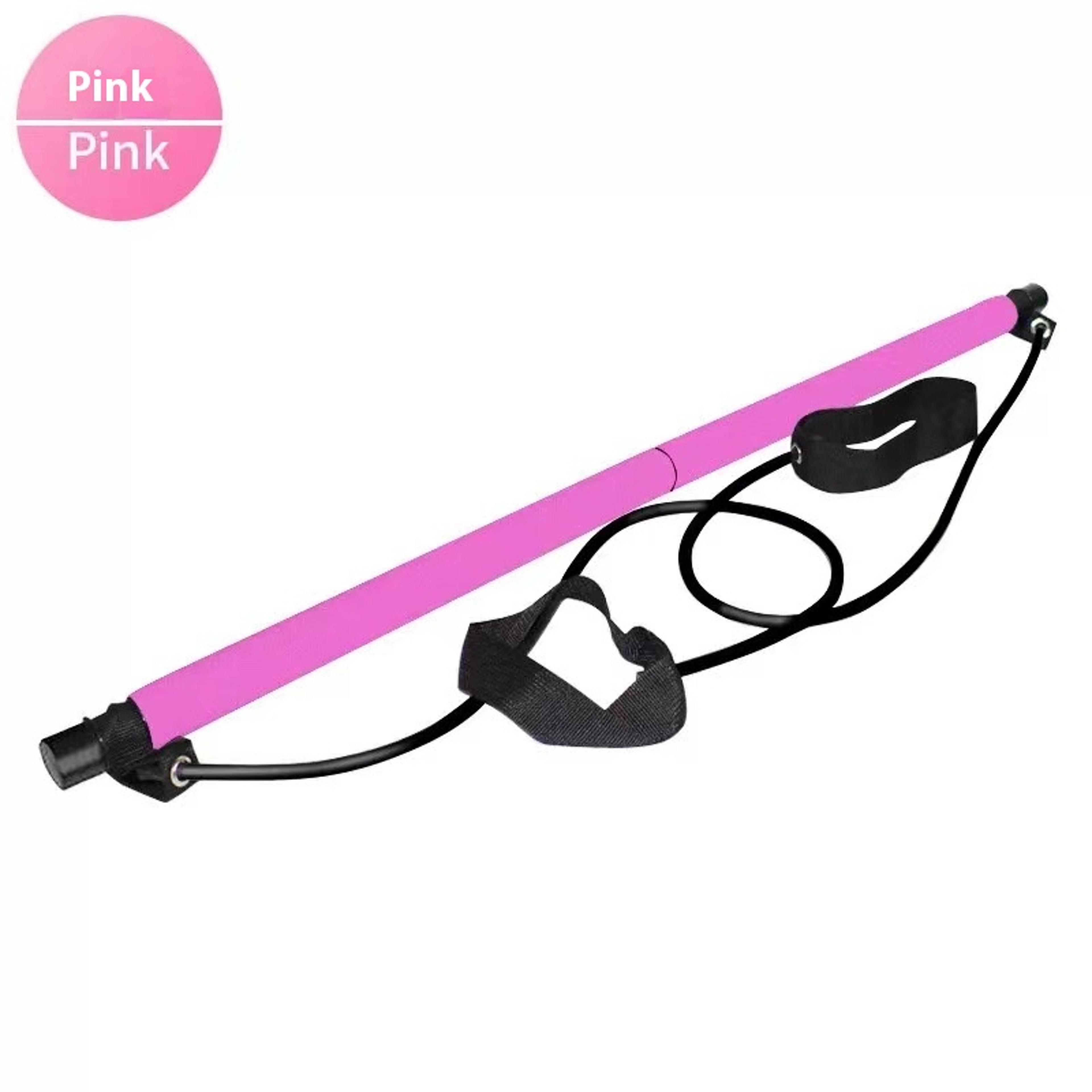 Portable Exercise Rod With Elastic Bands Pilates Stick Adjustable Fitness Bar Yoga Stretching  Toni 6