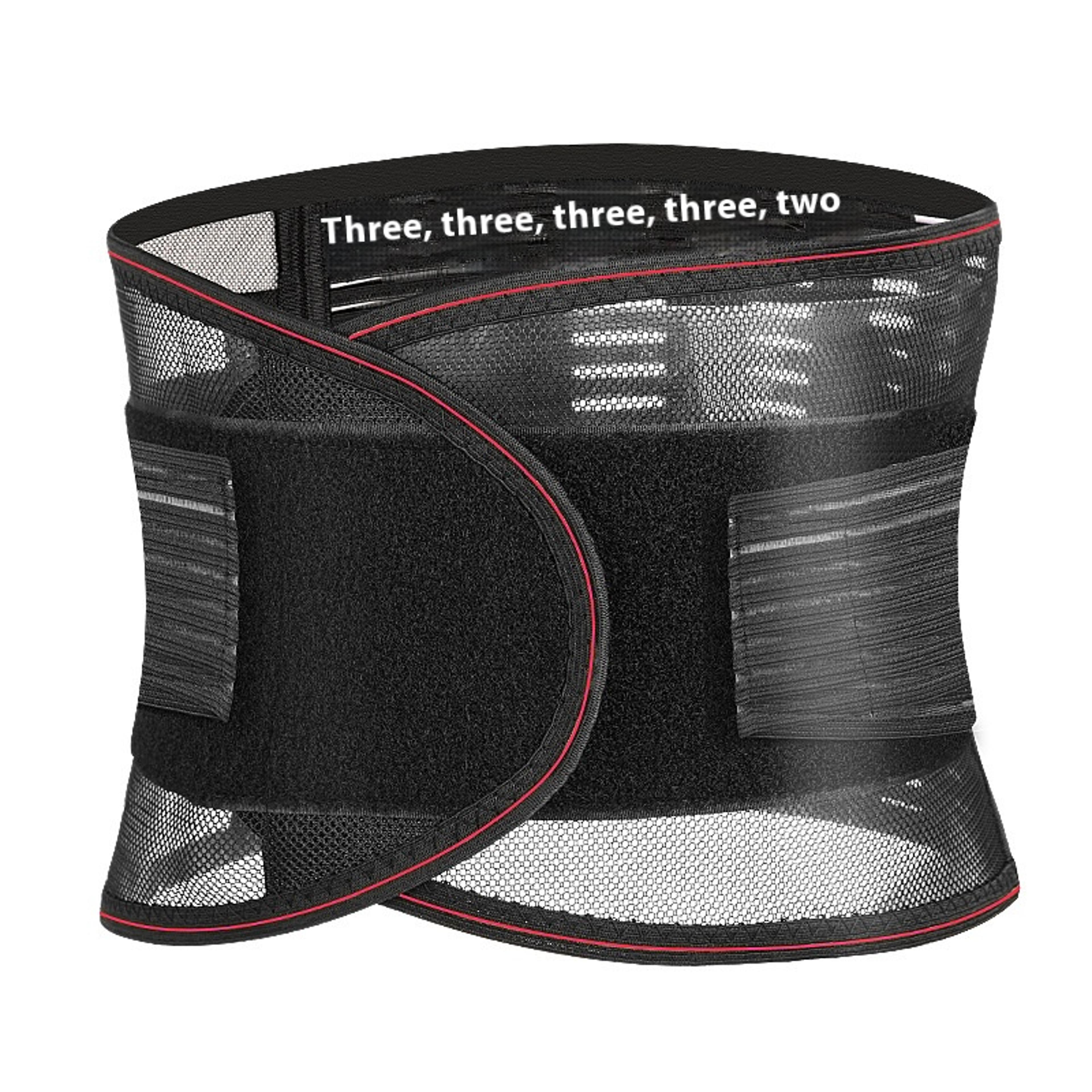 Waist Protection Mesh Belt Breathable Fitness Waist Support Waist Fixing Belt Lightweight 2