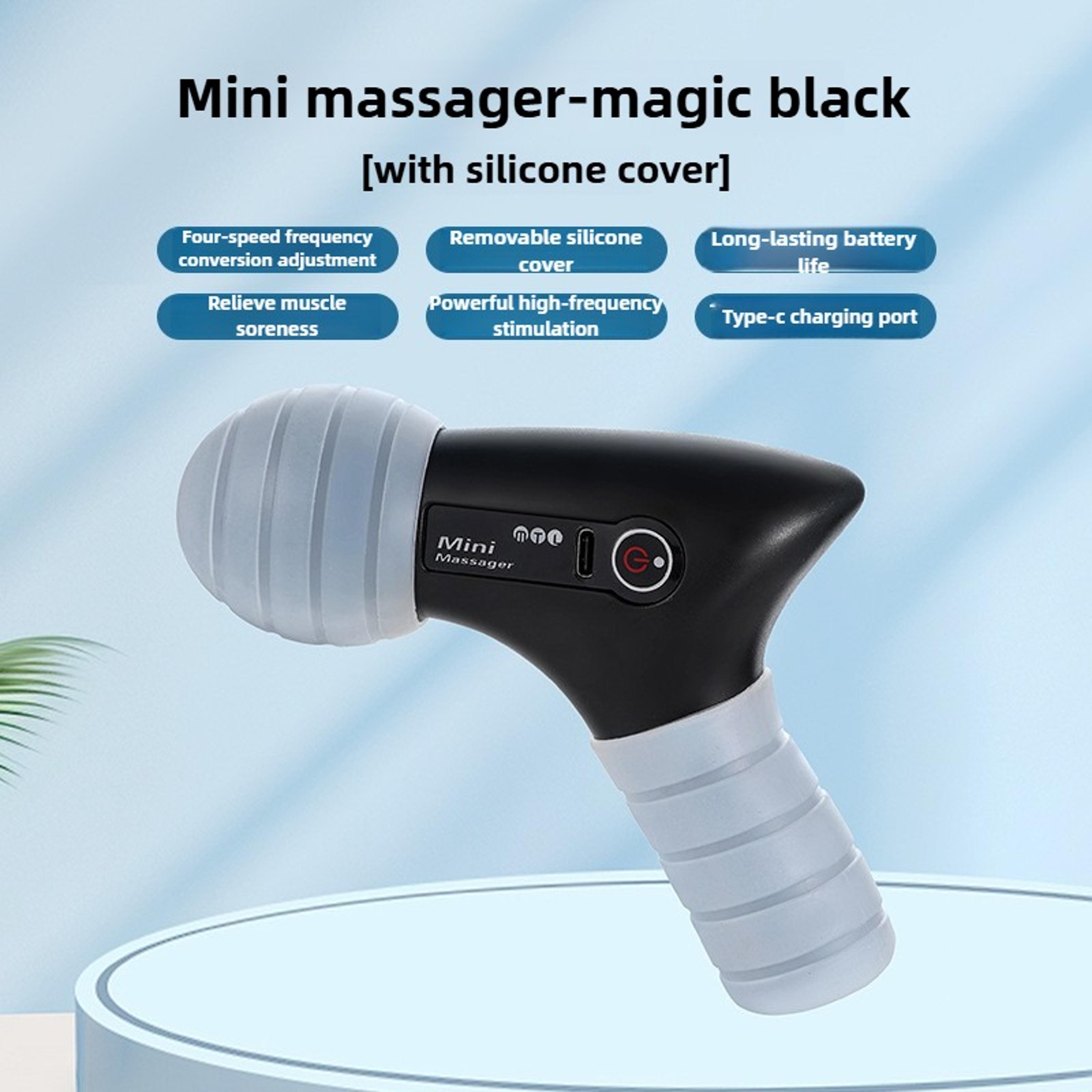 12mm Deep Tissue Cordless Mini Massage Gun Quiet MultiSpeed 25kg Muscle Relief For Neck Shoulder 7